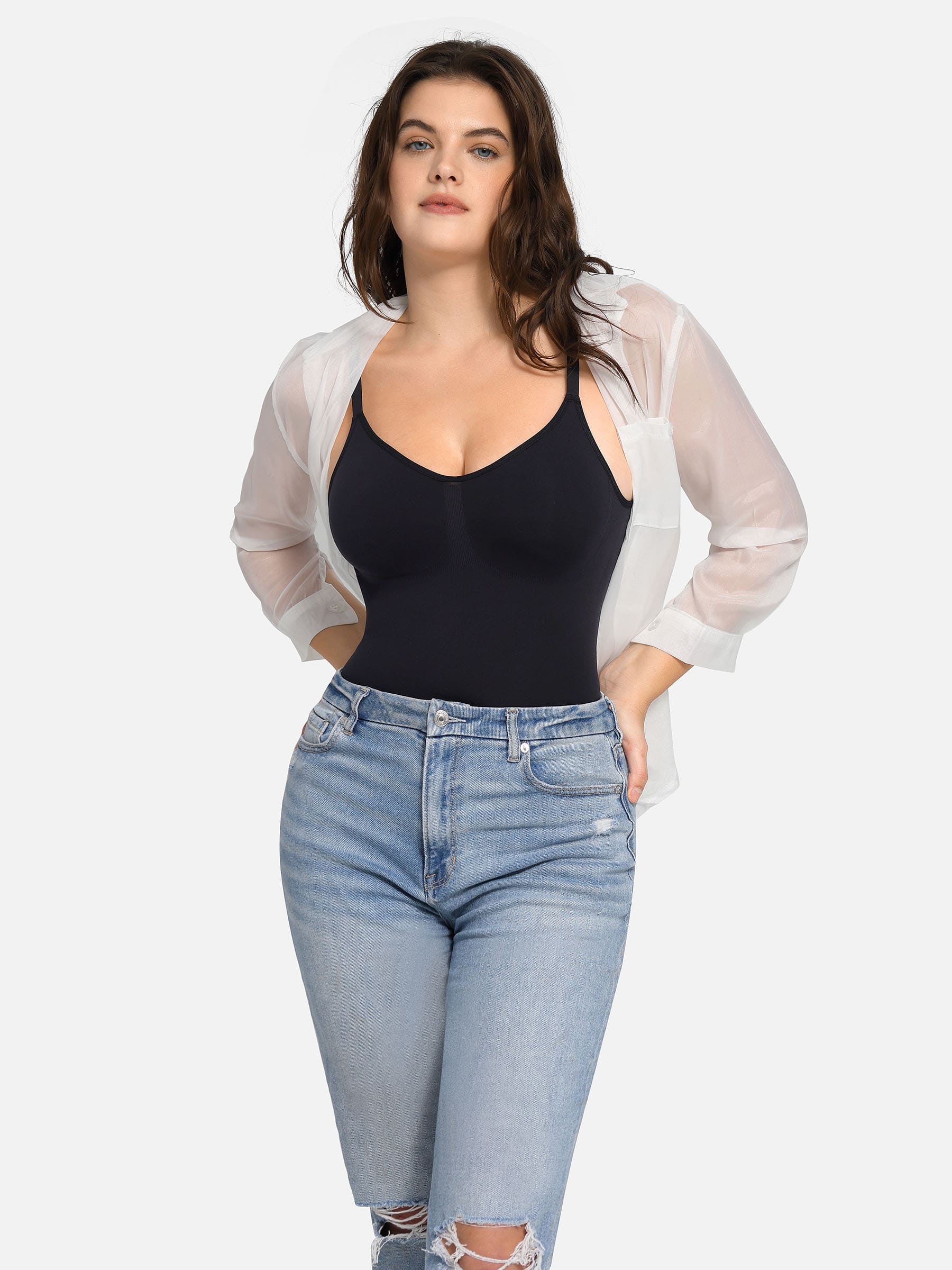 Feelingirl Seamless Boyshort Shaping Bodysuit - Image 6