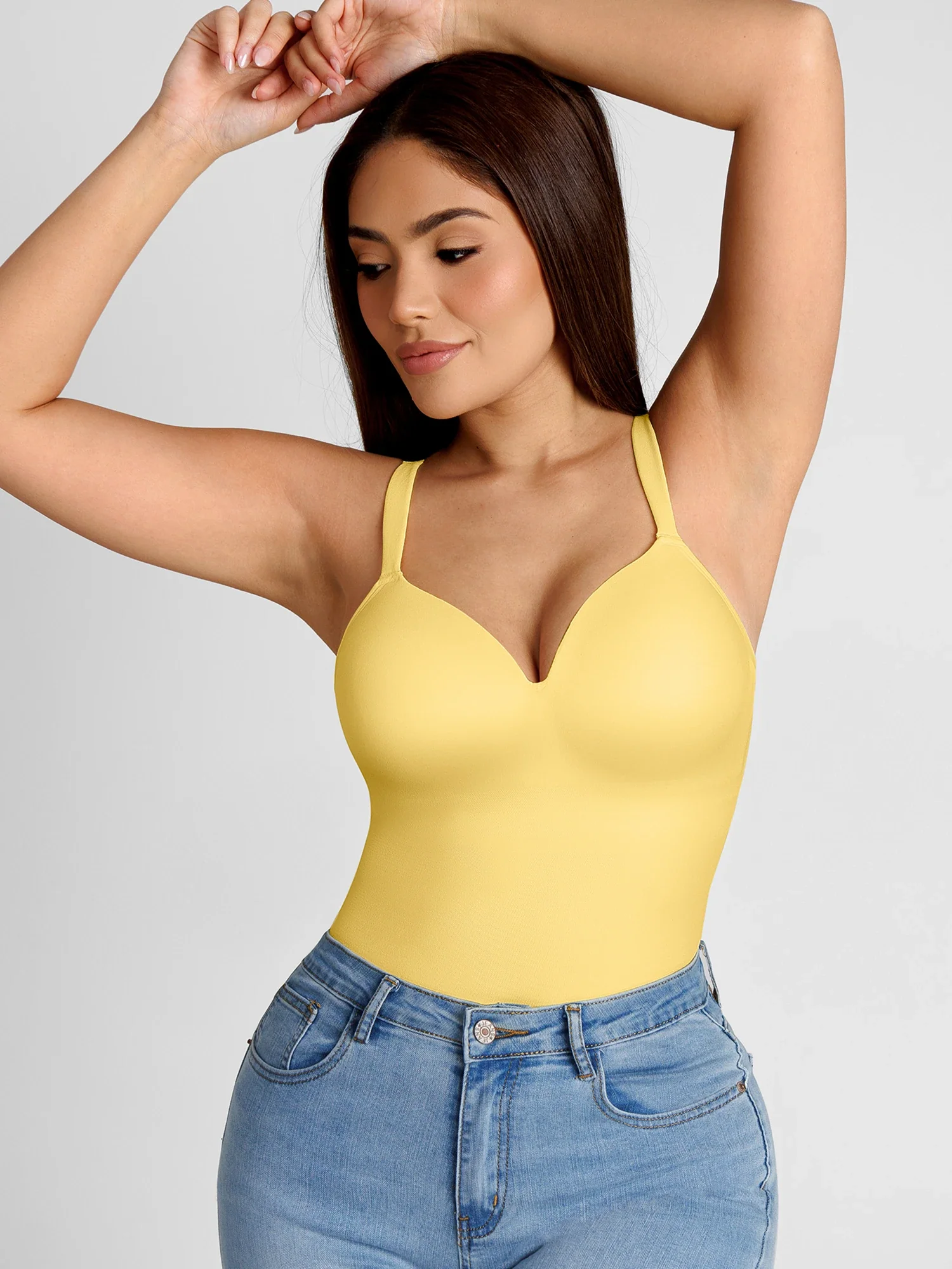 Feelingirl Seamless Built-In Bra Cami Top - Image 46