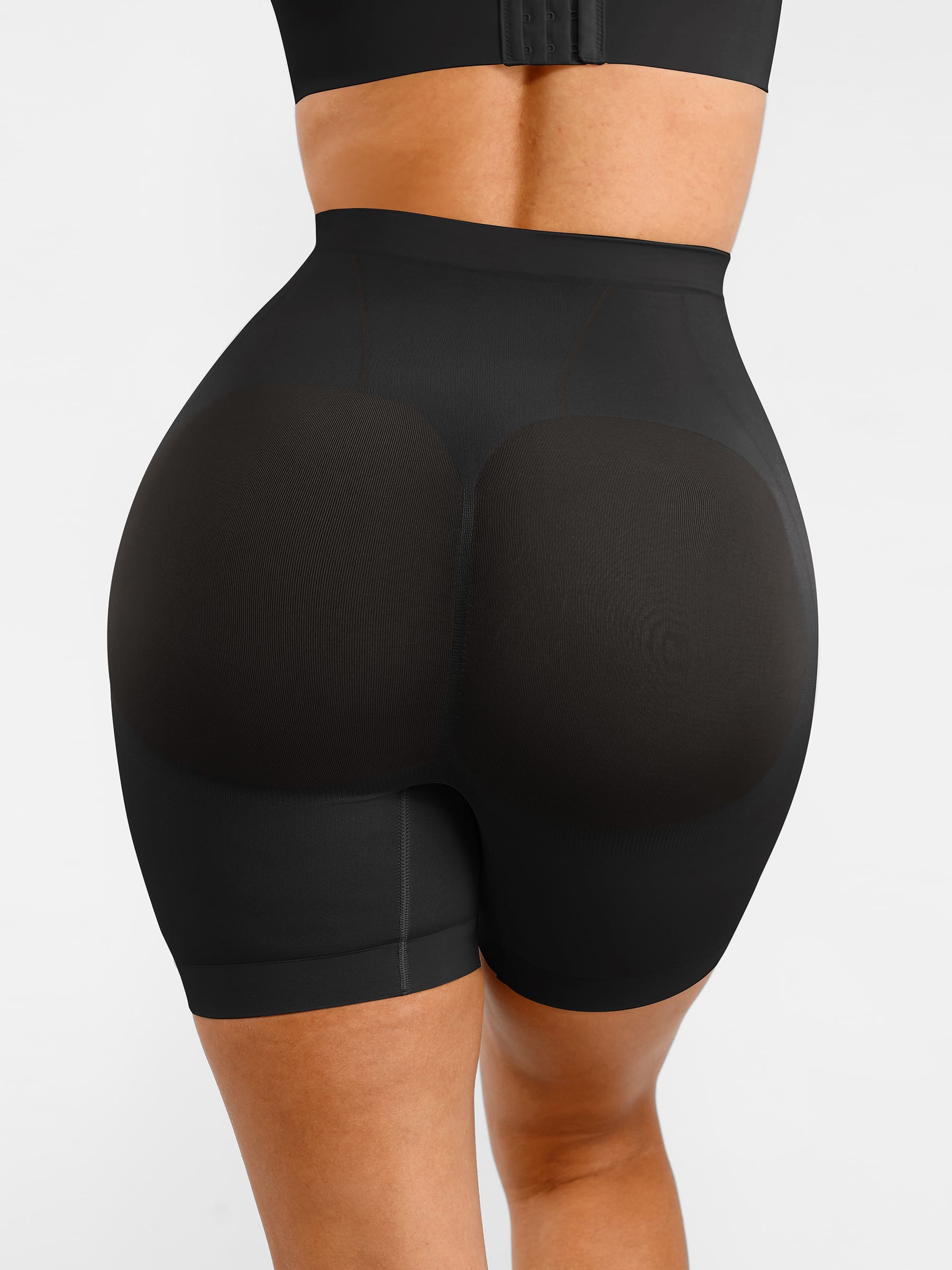 Feelingirl Seamless Comfort Mid Waist Tummy Control Panties Shaping Shorts - Image 11