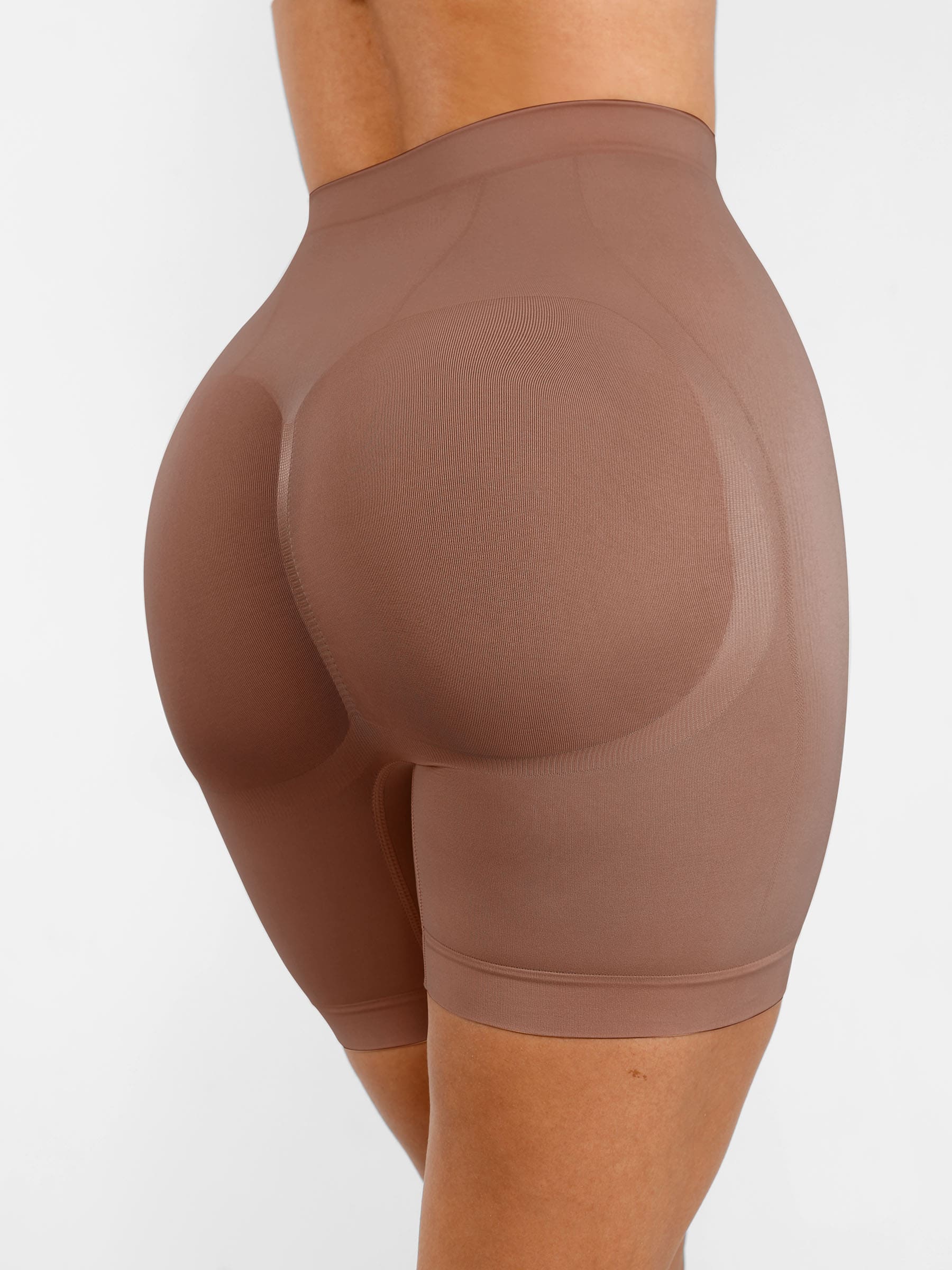 Feelingirl Seamless Comfort Mid Waist Tummy Control Panties Shaping Shorts - Image 23