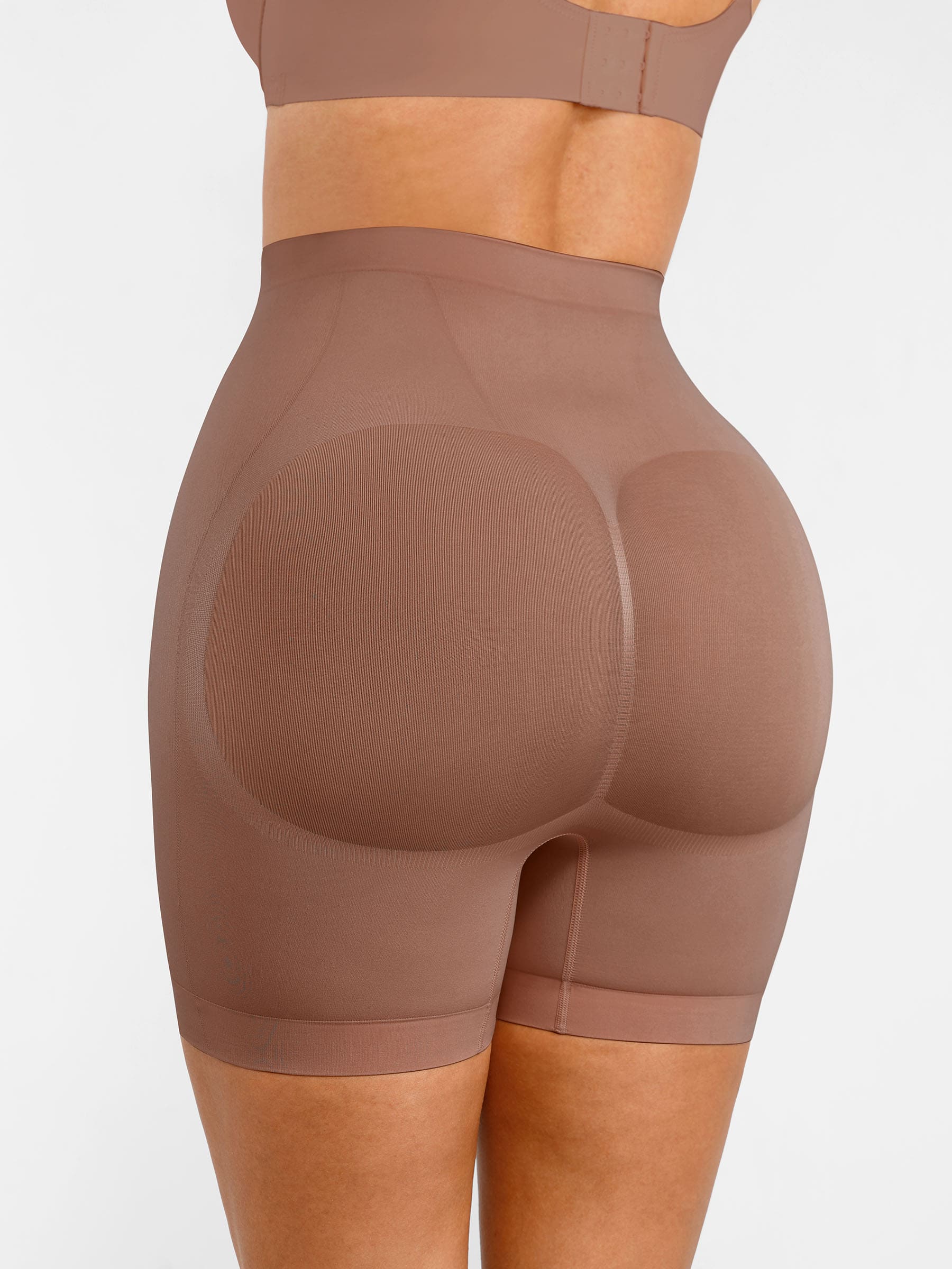 Feelingirl Seamless Comfort Mid Waist Tummy Control Panties Shaping Shorts - Image 24