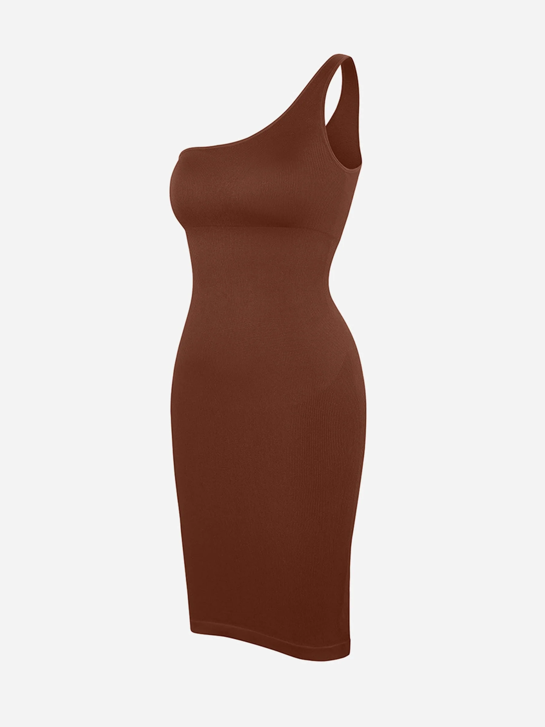 Feelingirl One-Shoulder Shaper Dress with Built-In Bra - Image 23