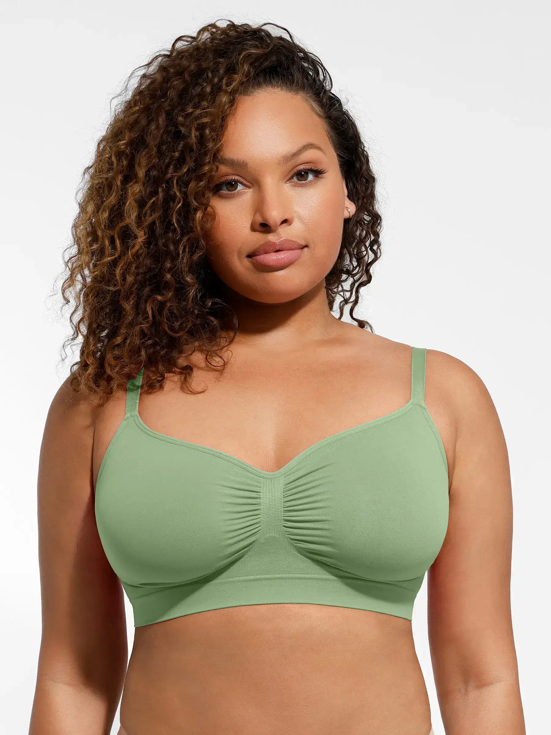 Feelingirl Seamless Everyday Bra with Built-In Soft Padding - Image 106