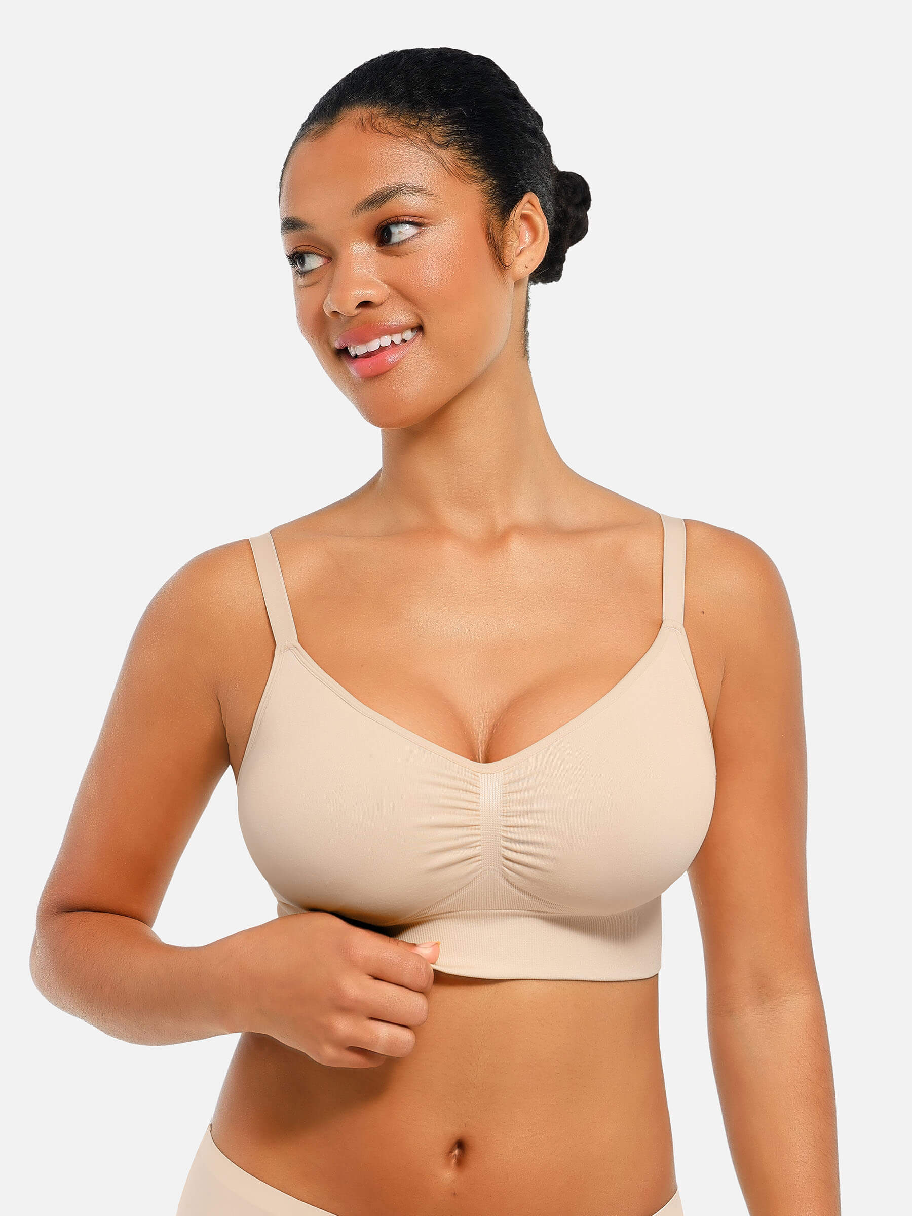 Feelingirl Seamless Everyday Bra with Built-In Soft Padding - Image 4