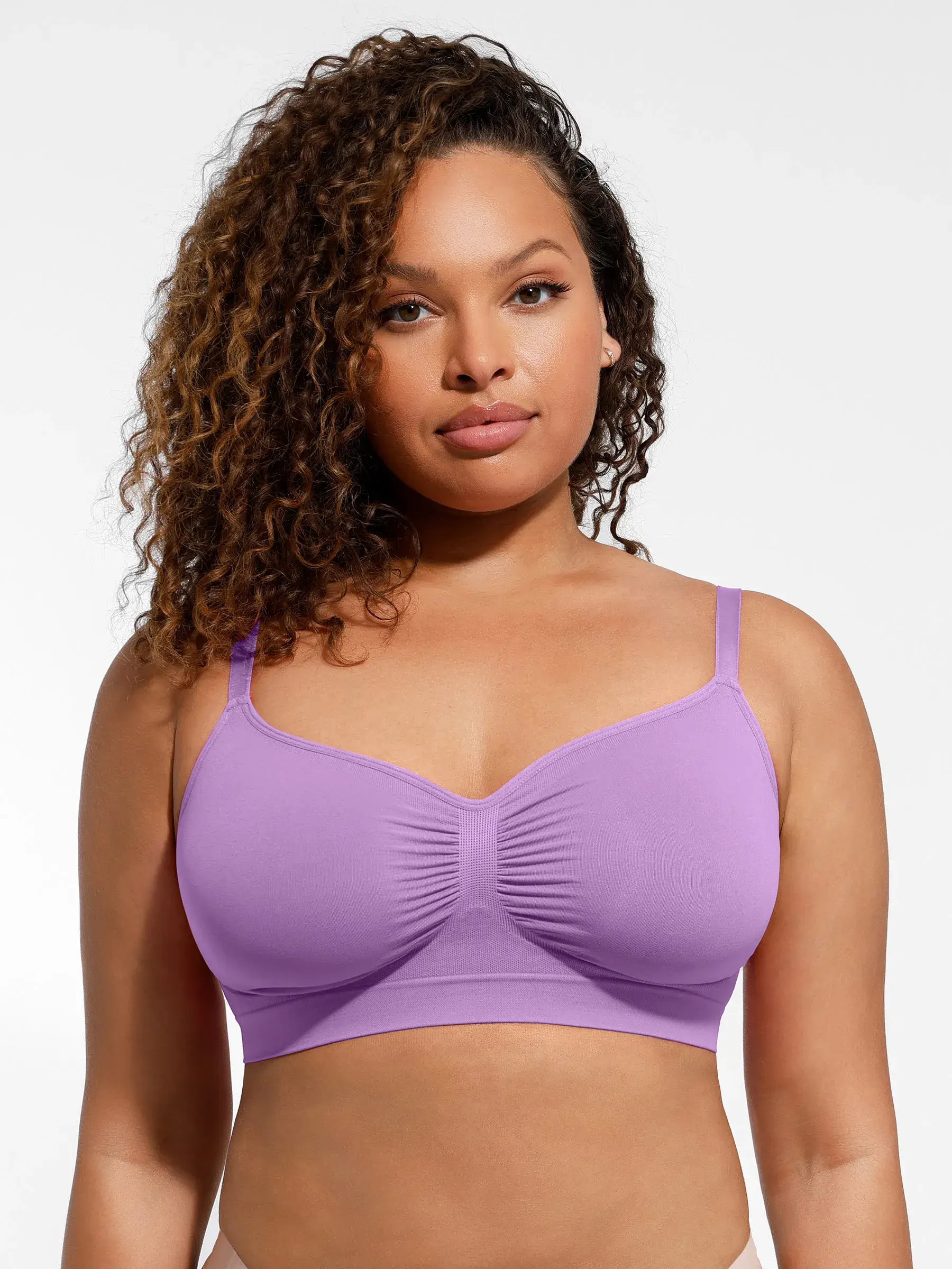Feelingirl Seamless Everyday Bra with Built-In Soft Padding - Image 98