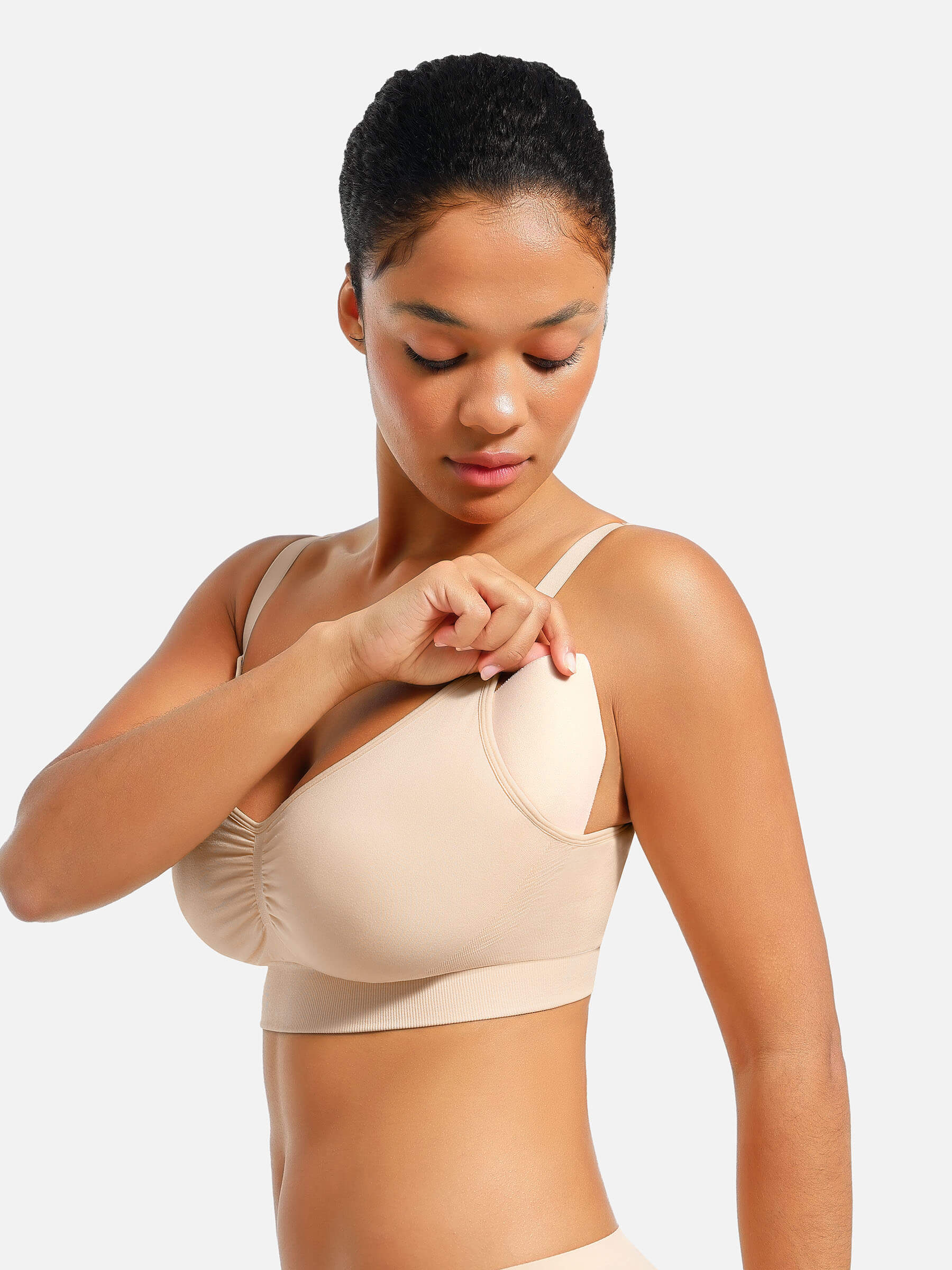 Feelingirl Seamless Everyday Bra with Built-In Soft Padding Bundle - Image 6