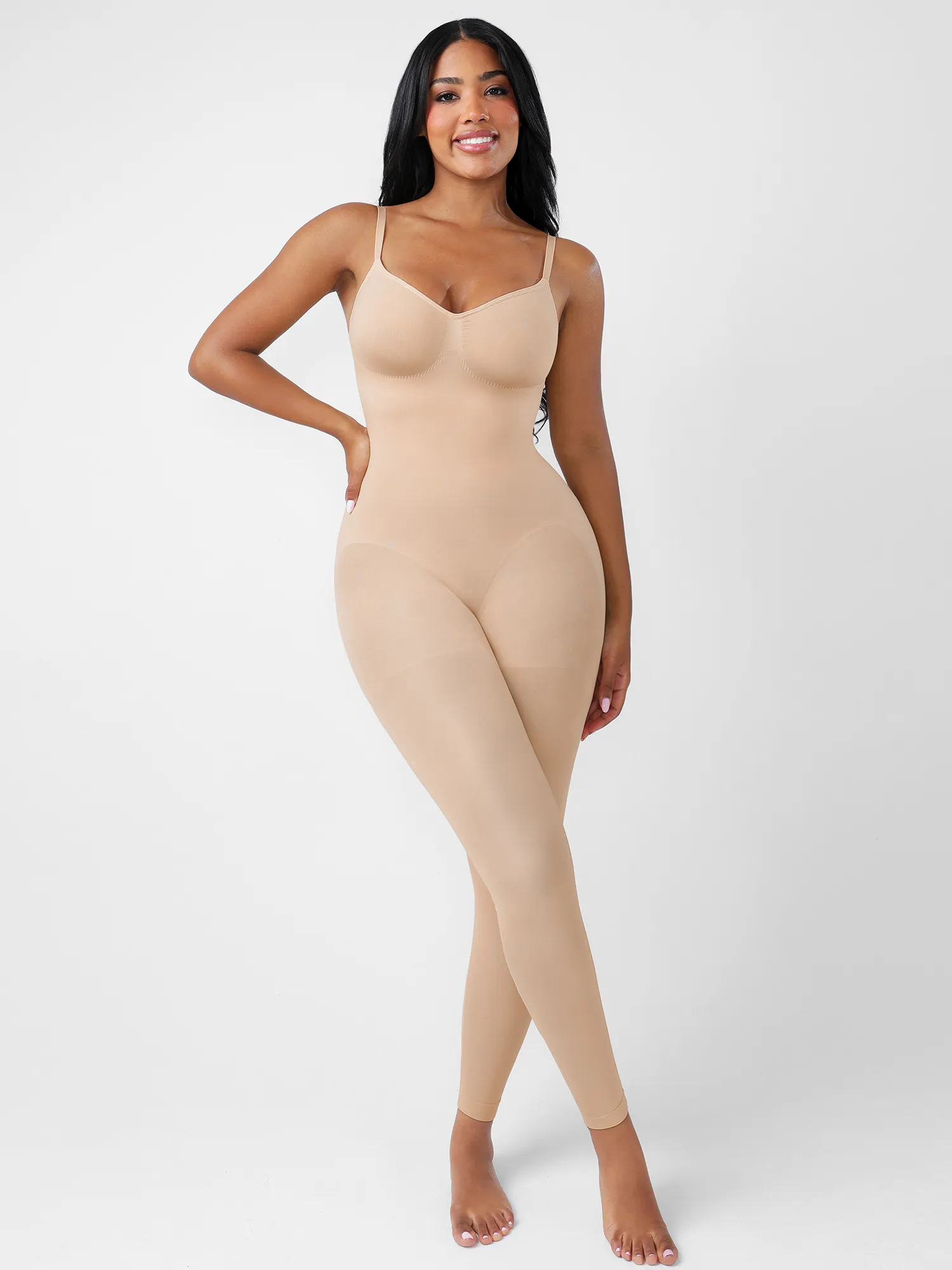 Feelingirl Seamless Full Coverage Shaping Bodysuit - Image 7