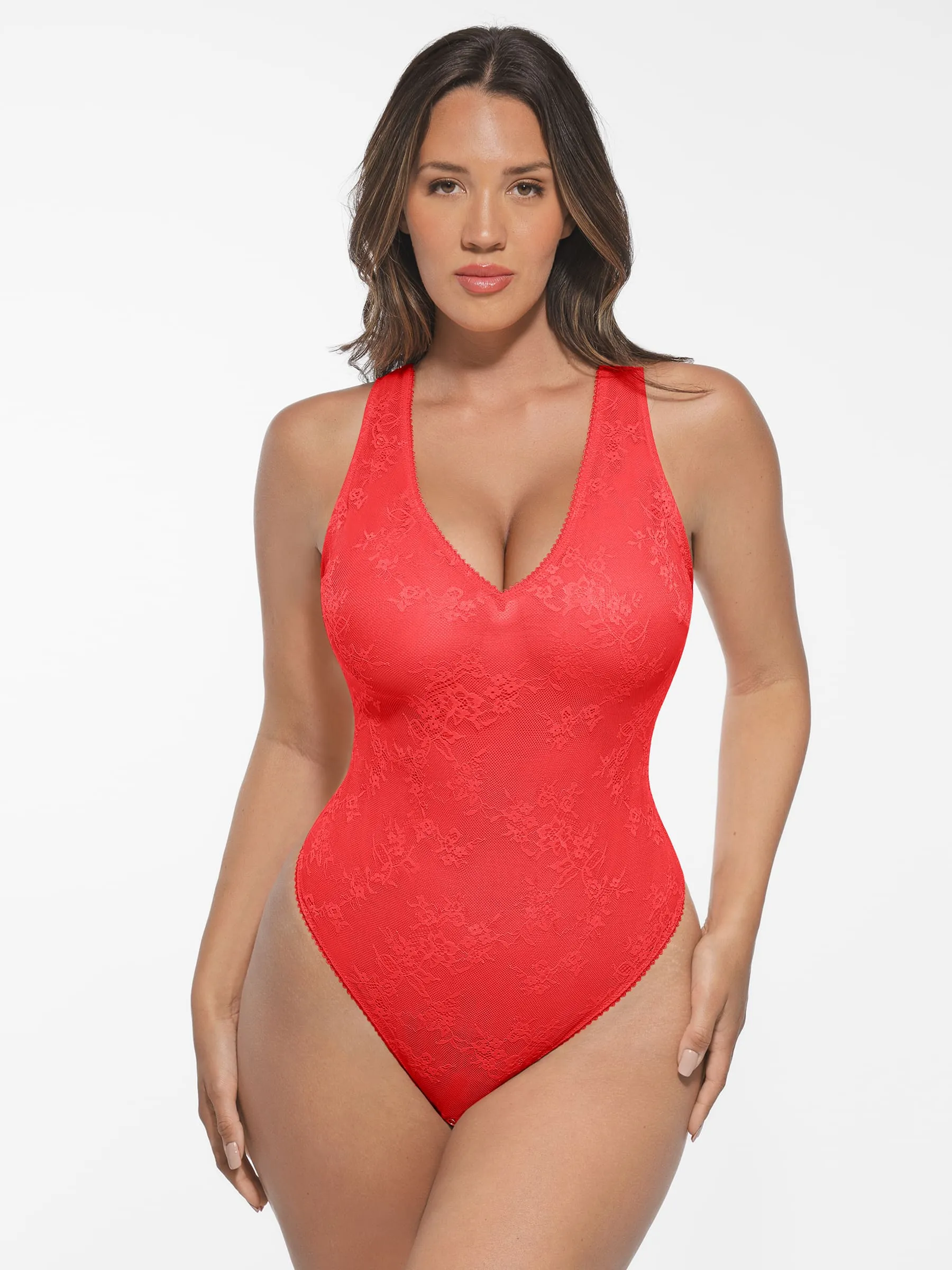 Feelingirl Seamless Lightweight Lace Bodysuit - Image 18