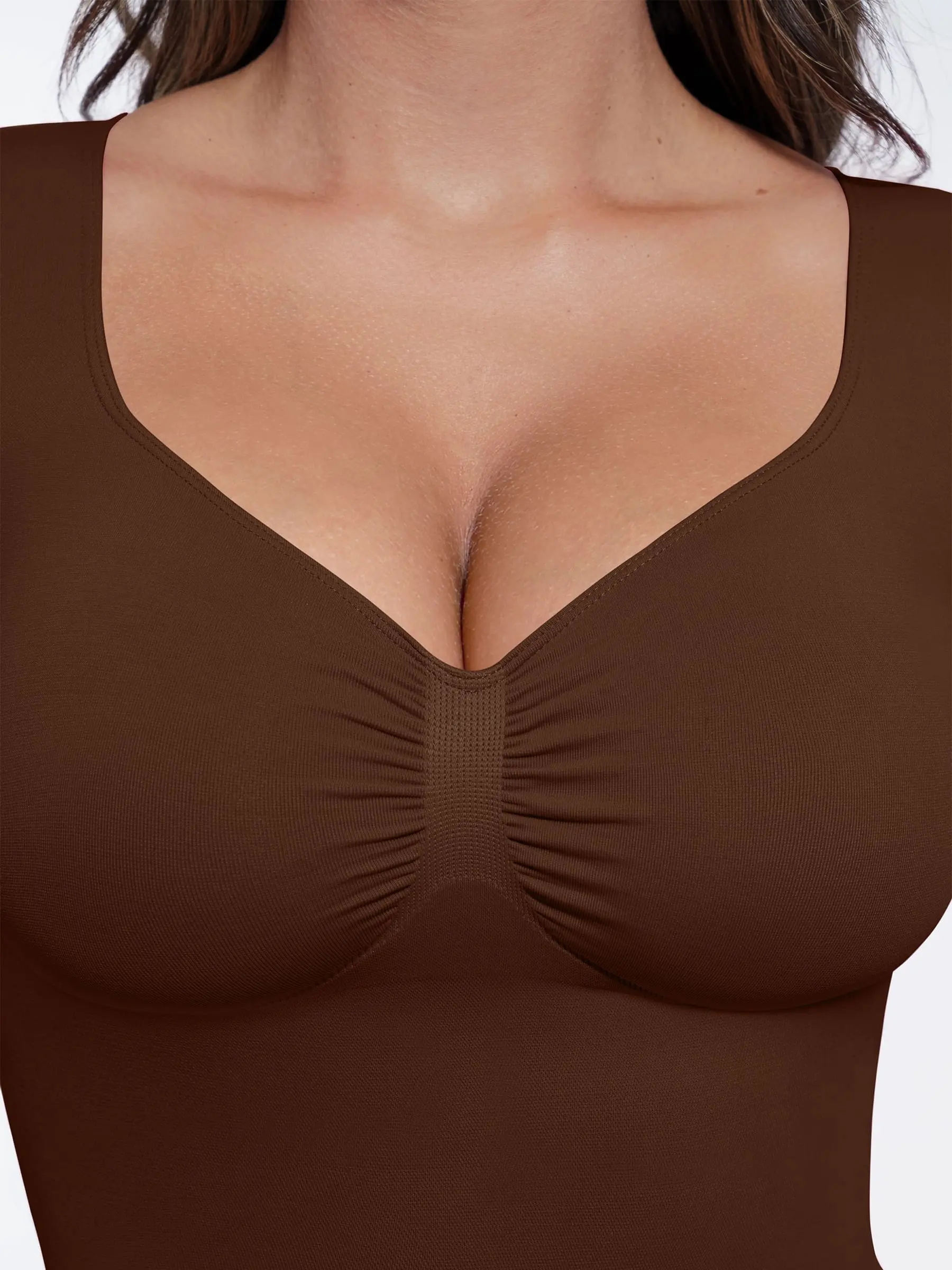 Feelingirl Seamless Long-Sleeve Everyday Shaper Top - Image 13