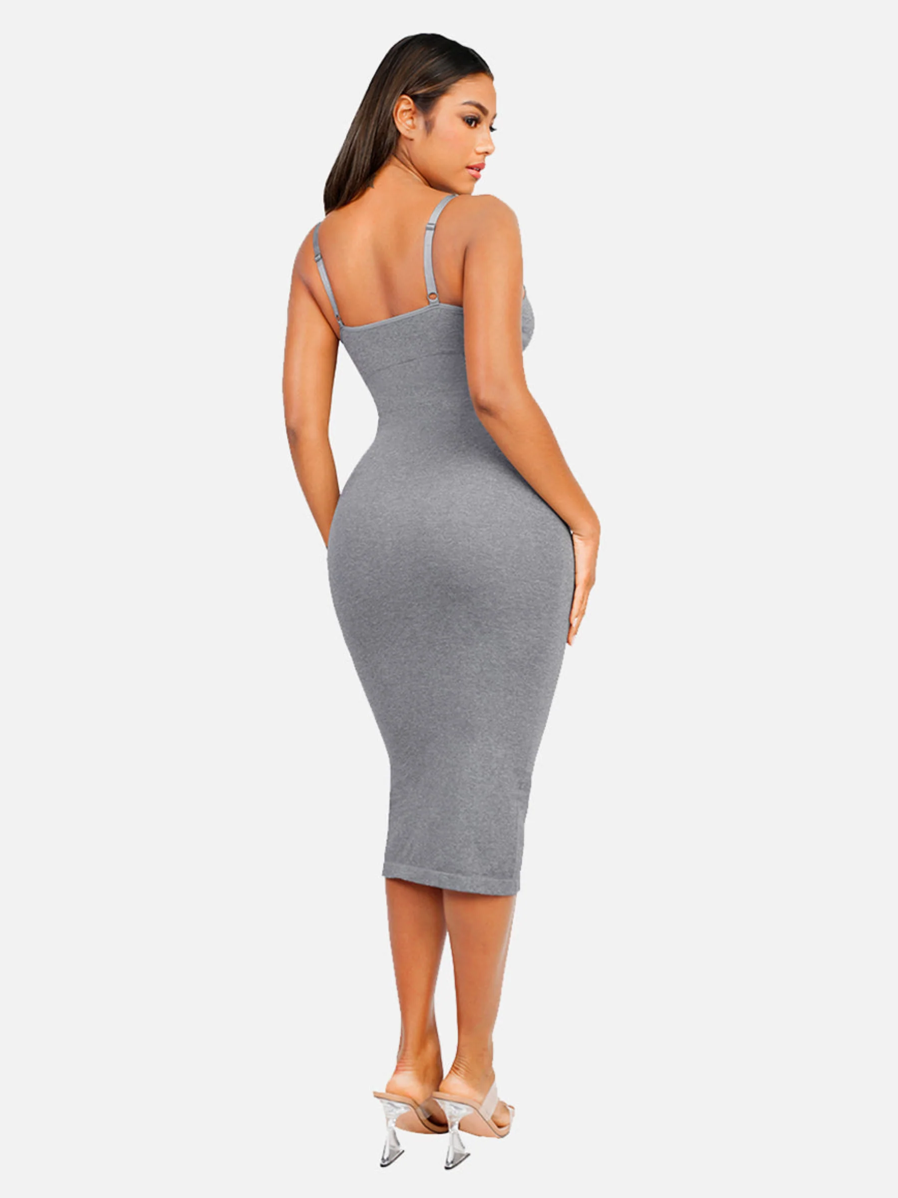 Feelingirl Seamless Midi Body Shaper Dress - Image 16