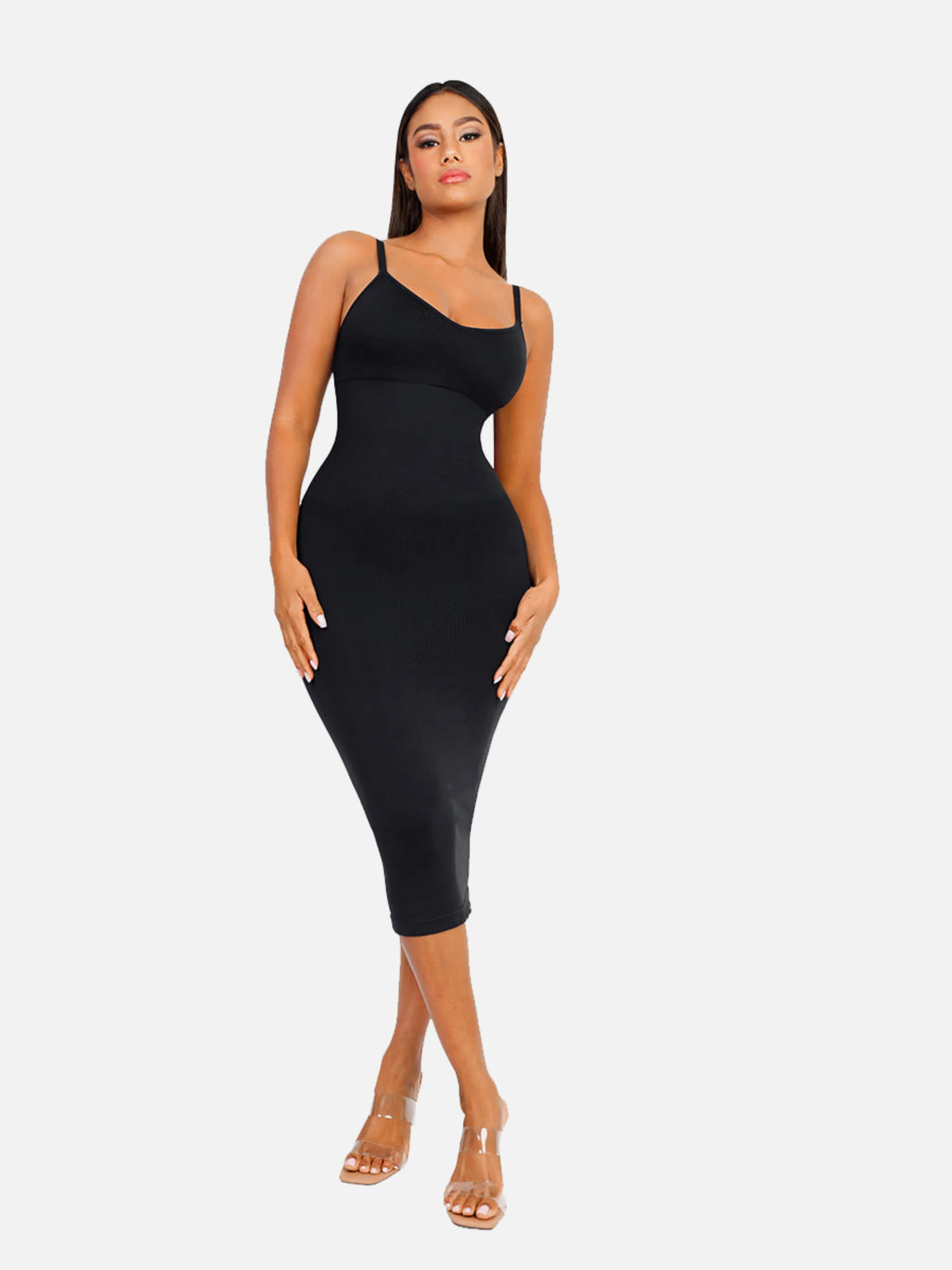 Feelingirl Seamless Midi Body Shaper Dress - Image 4