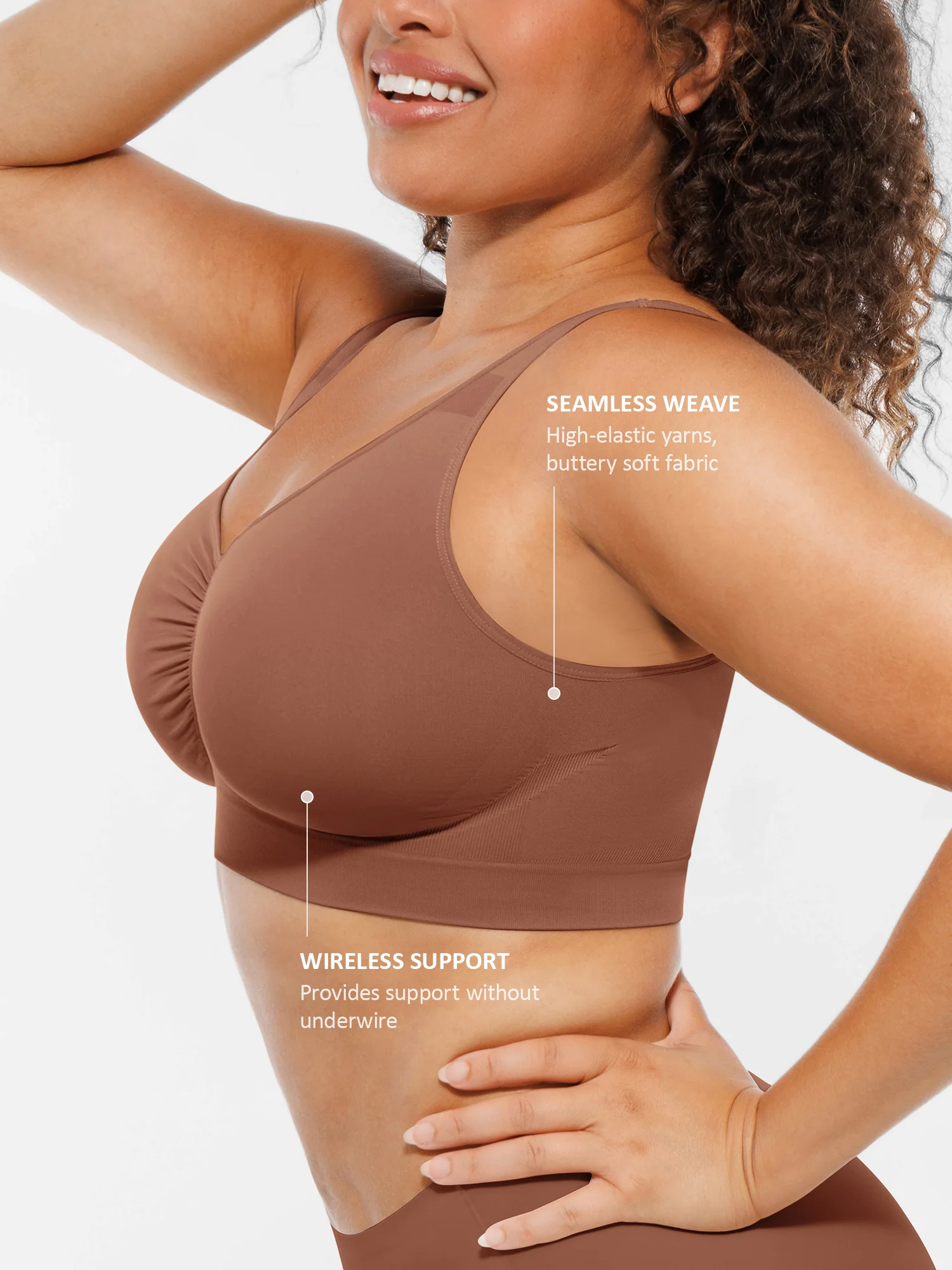 Feelingirl Seamless No Underwire Full Coverage Bra - Image 23