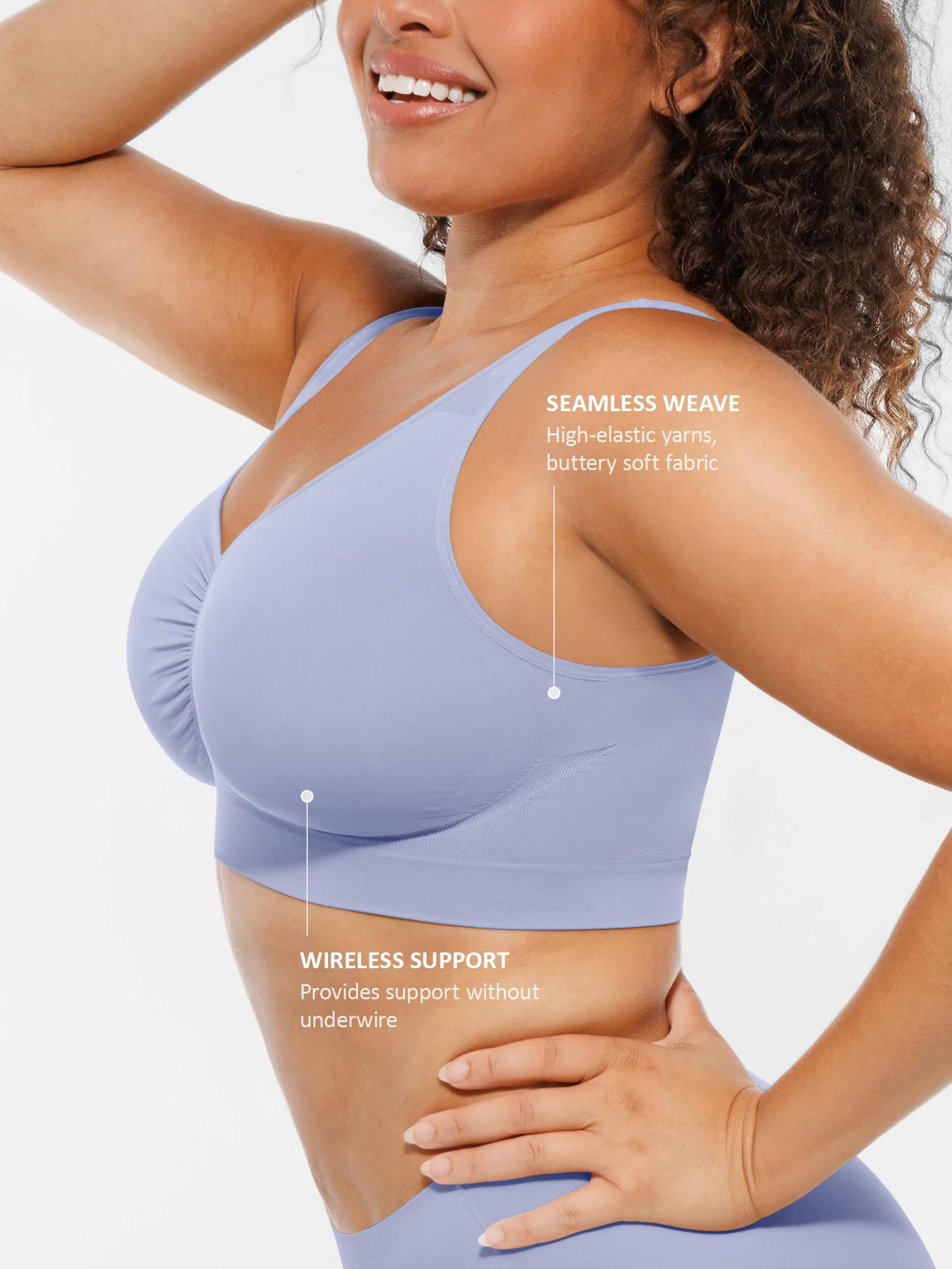 Feelingirl Seamless No Underwire Full Coverage Bra - Image 29