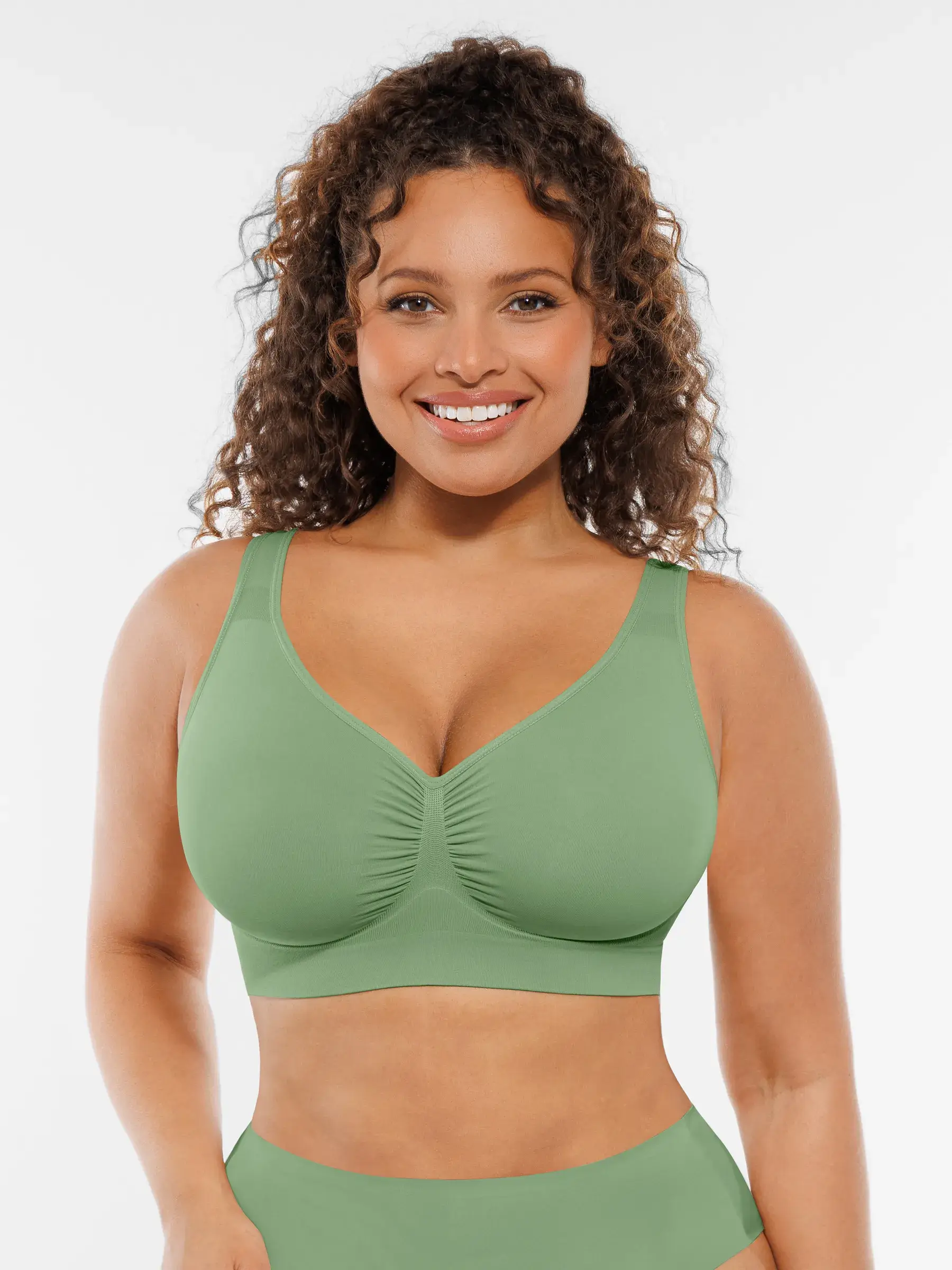 Feelingirl No Underwire Wide Straps Everyday Bra Bundle - Image 48