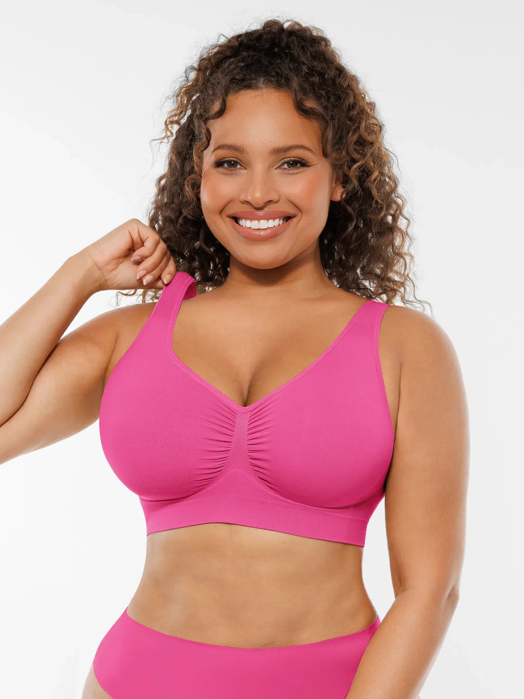 Feelingirl No Underwire Wide Straps Everyday Bra Bundle - Image 24