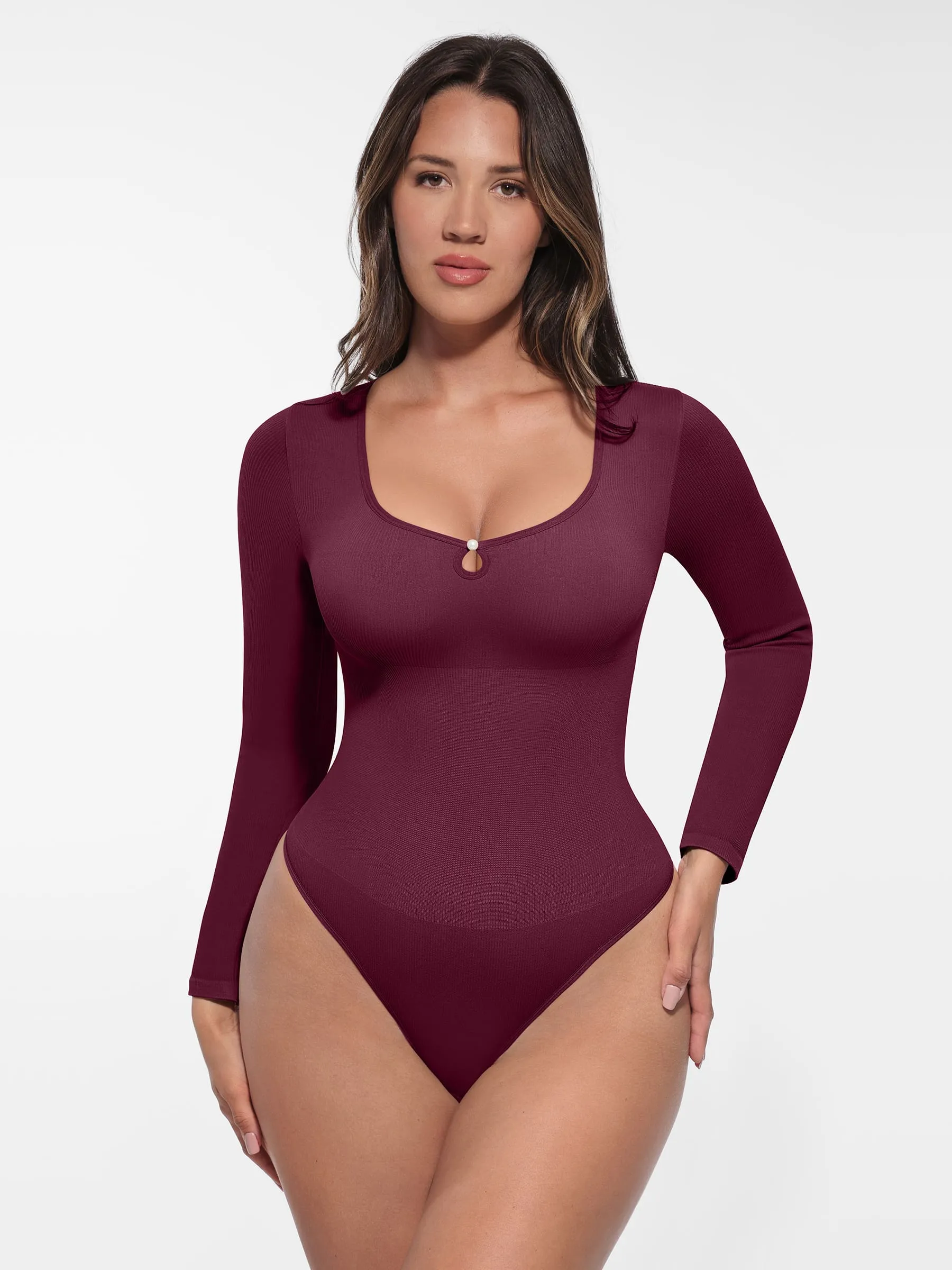 Feelingirl Seamless Ribbed Bodysuit - Image 22