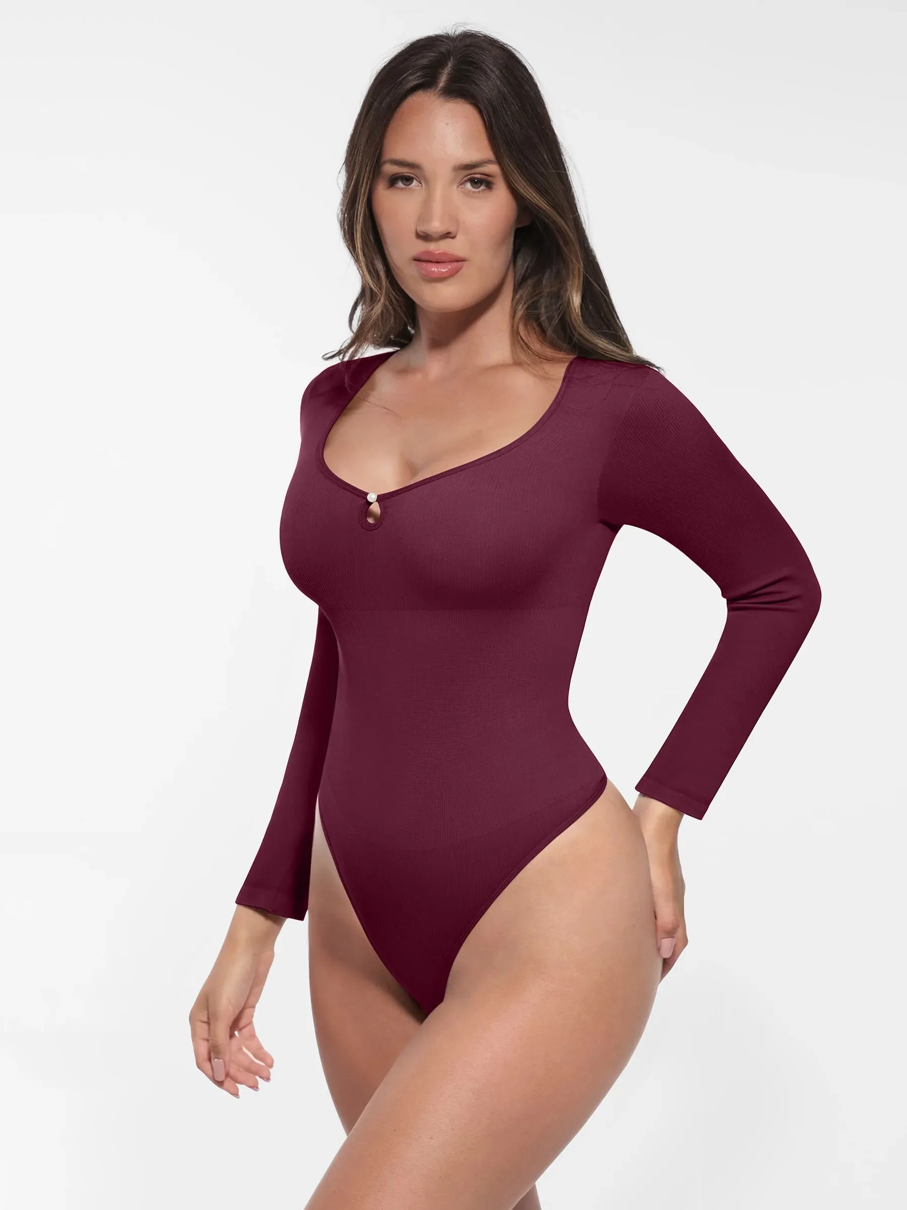 Feelingirl Seamless Ribbed Bodysuit - Image 26