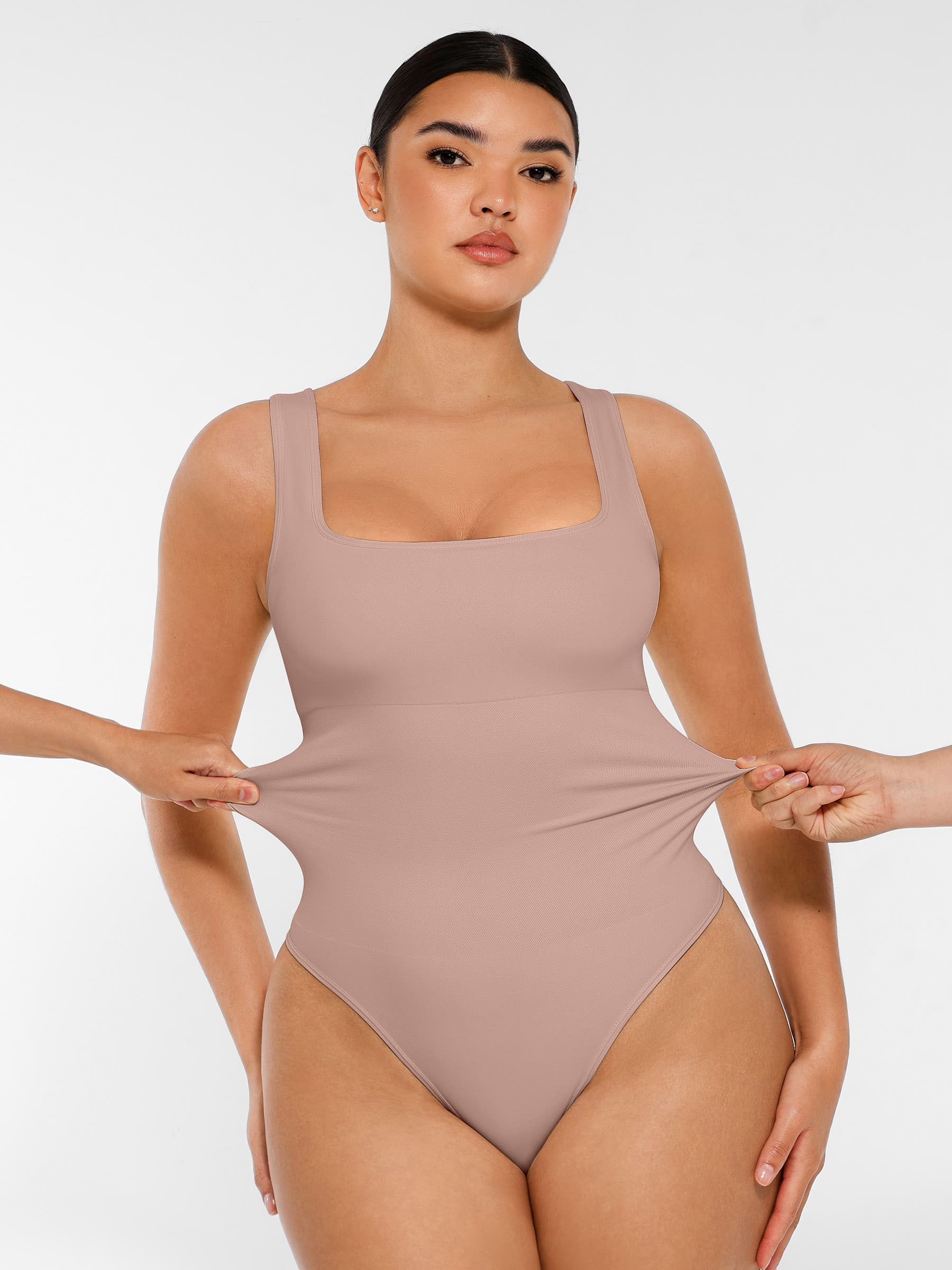Feelingirl Seamless Shapewear Thong Bodysuit - Image 14