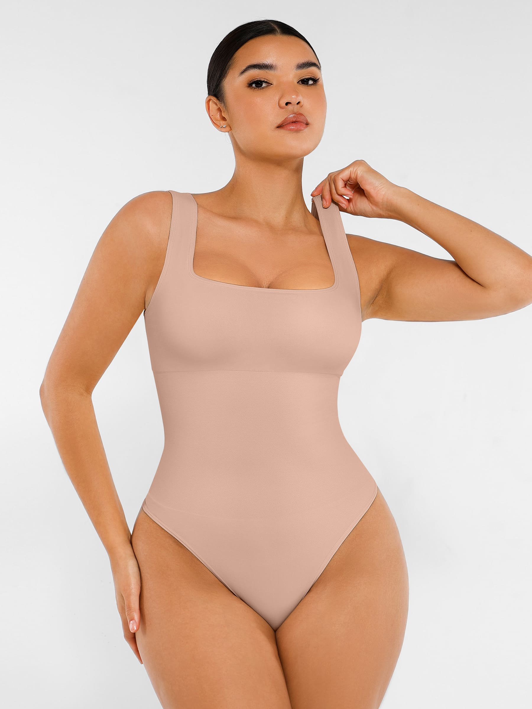 Feelingirl Seamless Shapewear Thong Bodysuit - Image 25