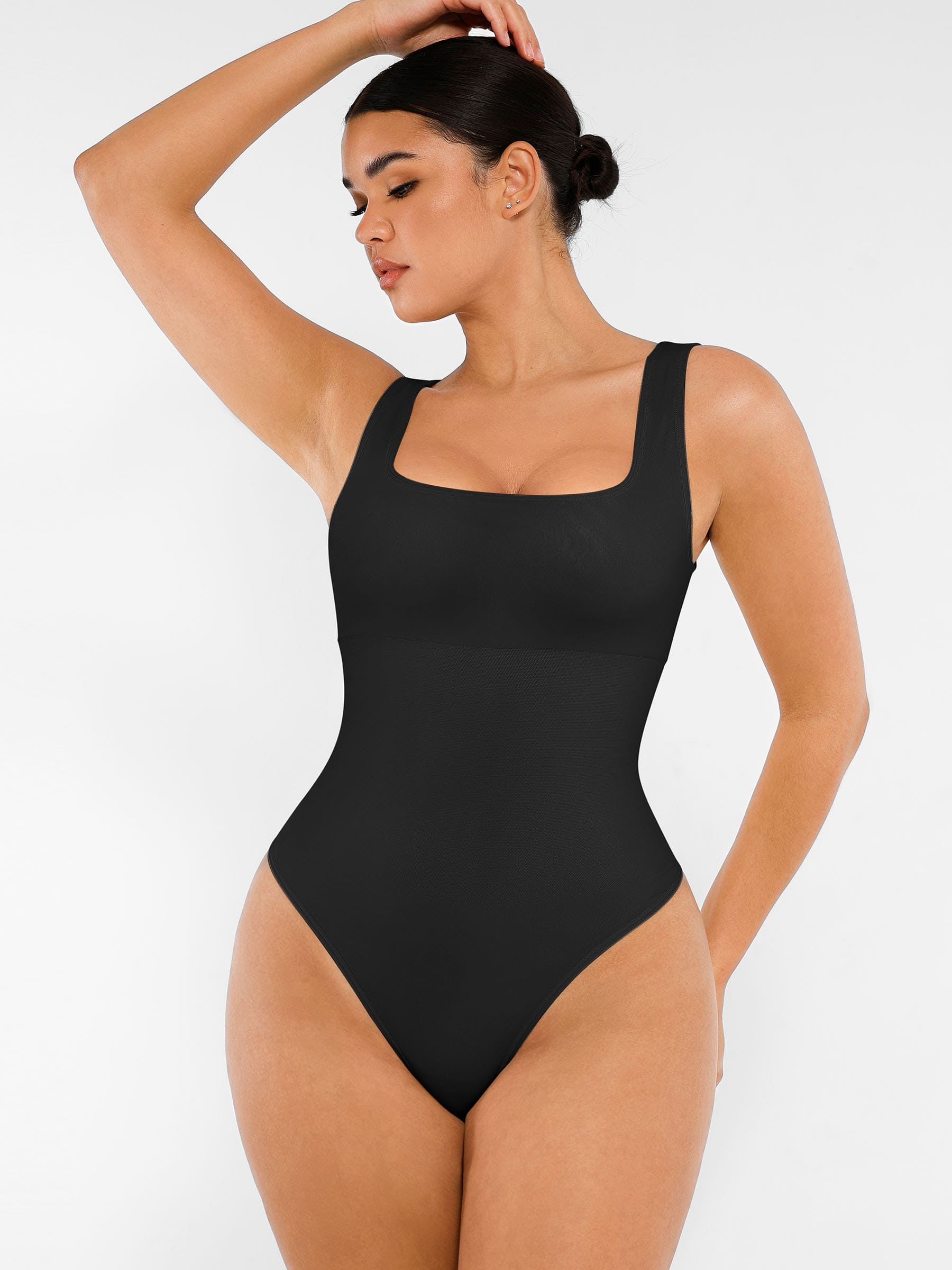 Feelingirl Seamless Shapewear Thong Bodysuit - Image 4
