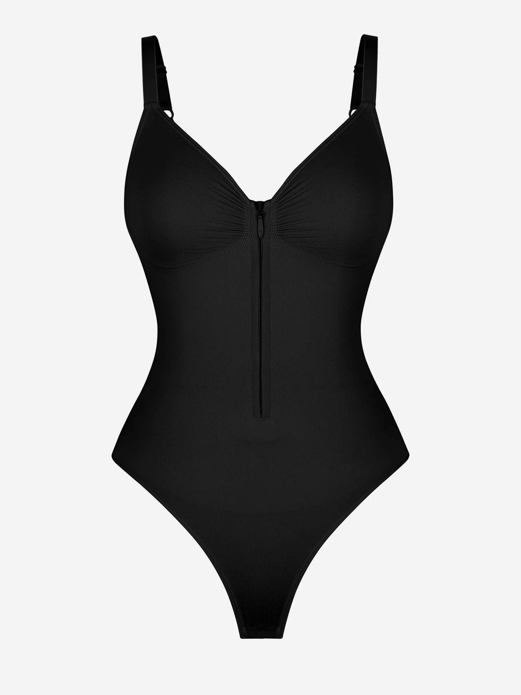 Feelingirl  Seamless Shaping Tummy Control Zipper Bodysuit - Image 11