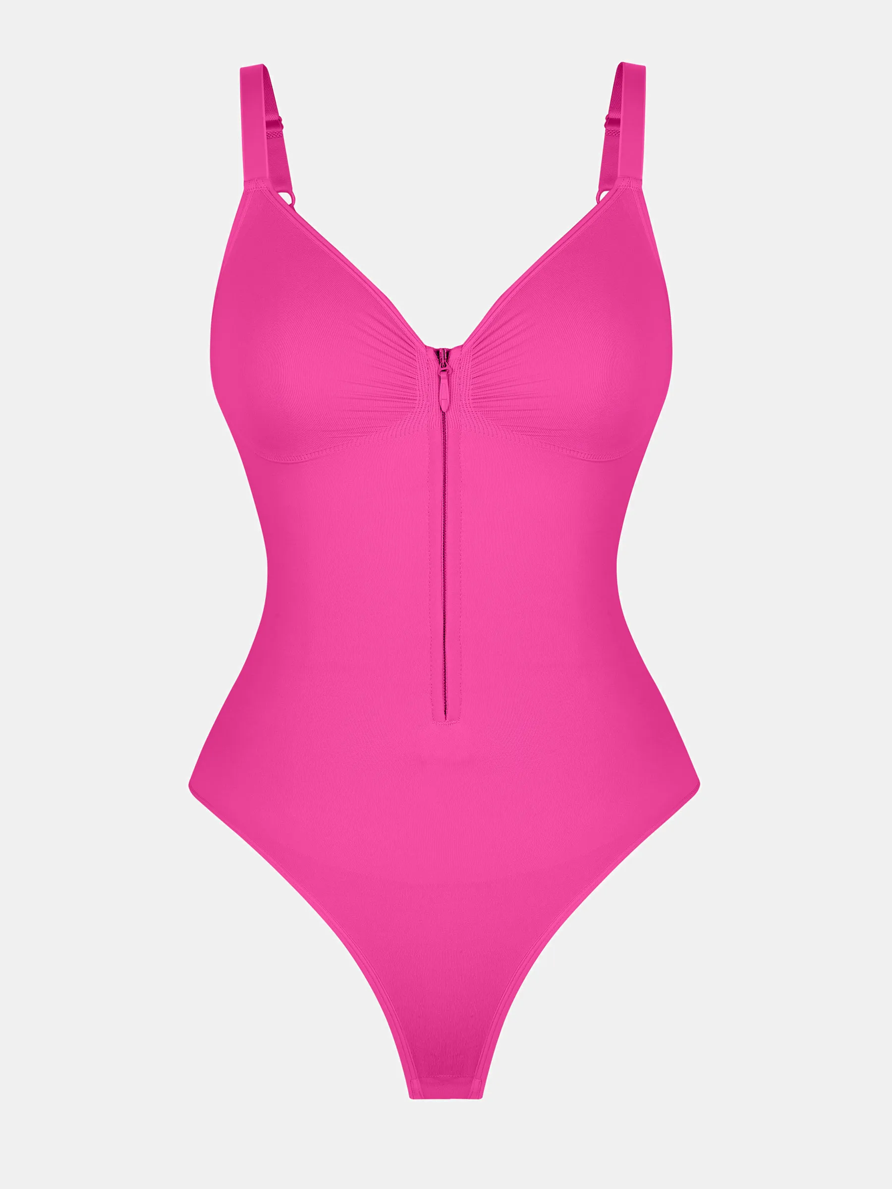 Feelingirl  Seamless Shaping Tummy Control Zipper Bodysuit - Image 22