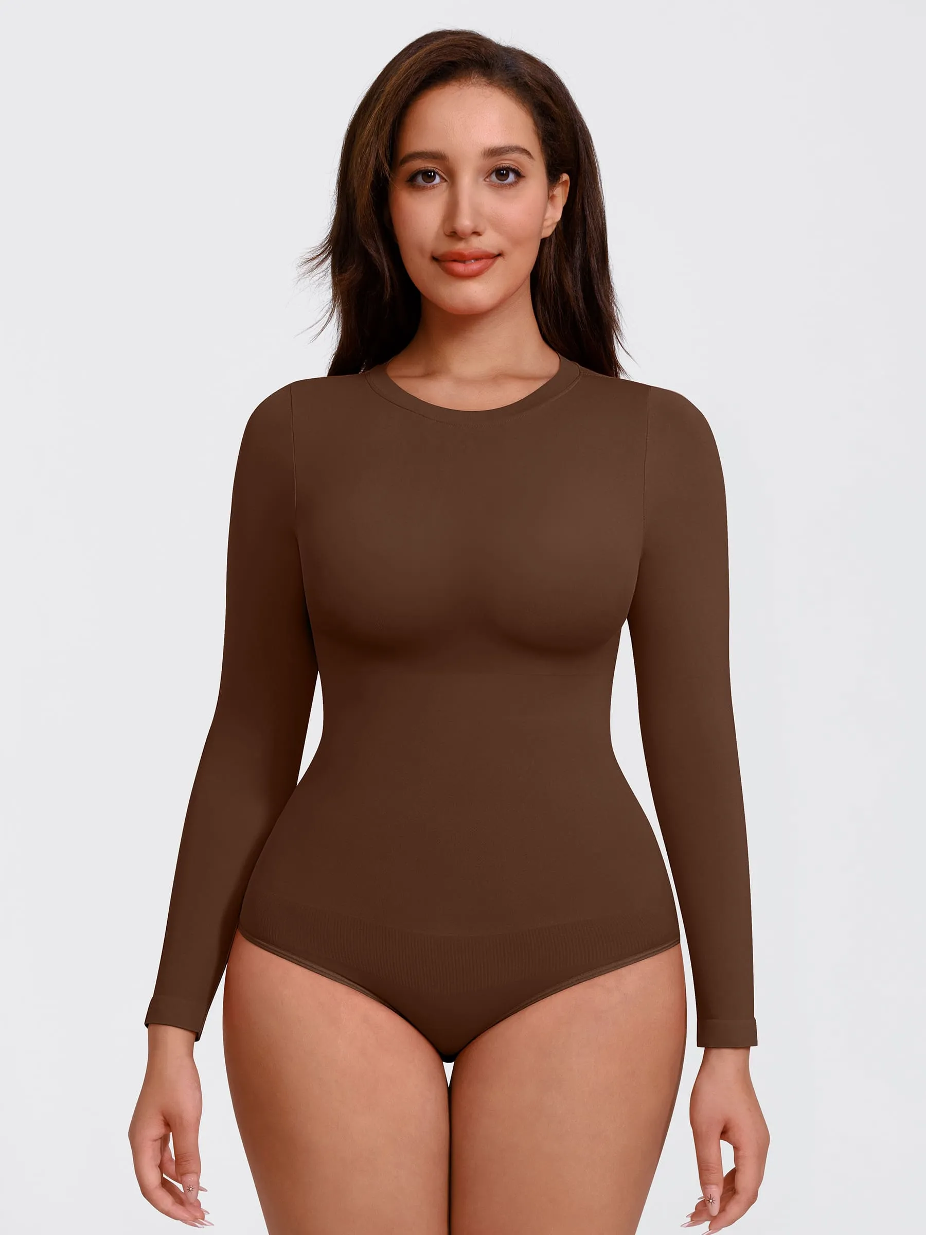 Feelingirl Seamless Crew Neck Bodysuit - Image 32