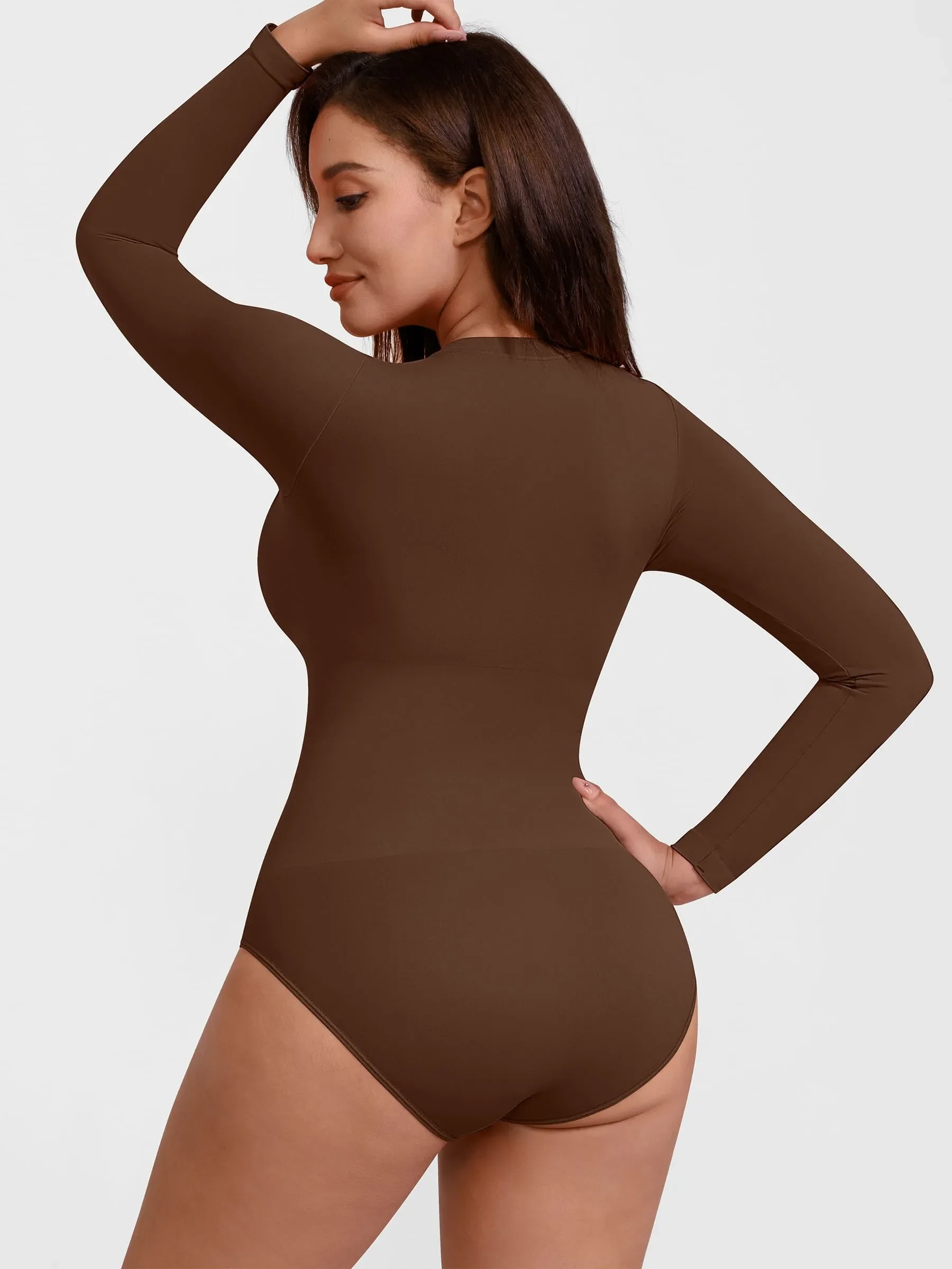 Feelingirl Seamless Crew Neck Bodysuit - Image 38