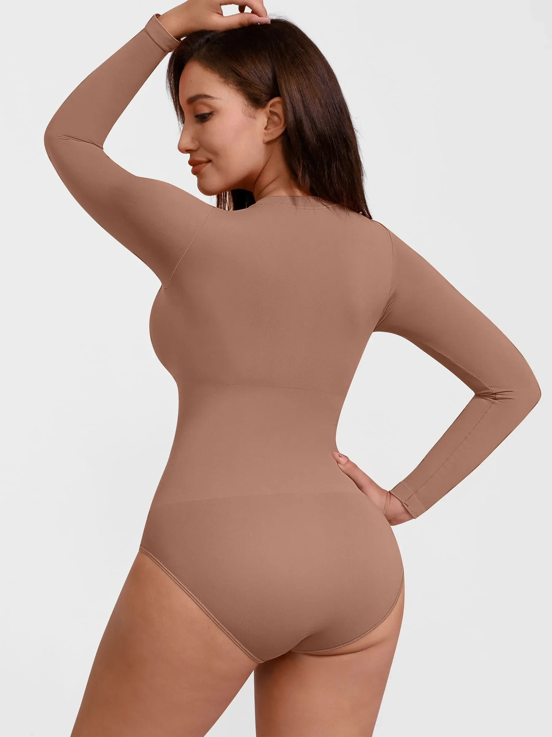 Feelingirl Seamless Crew Neck Bodysuit - Image 50