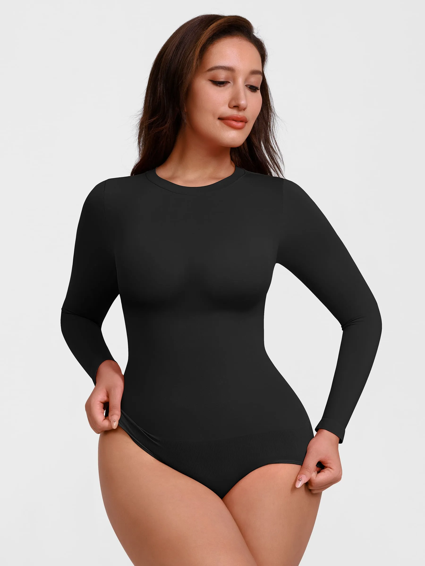 Feelingirl Seamless Crew Neck Bodysuit - Image 60