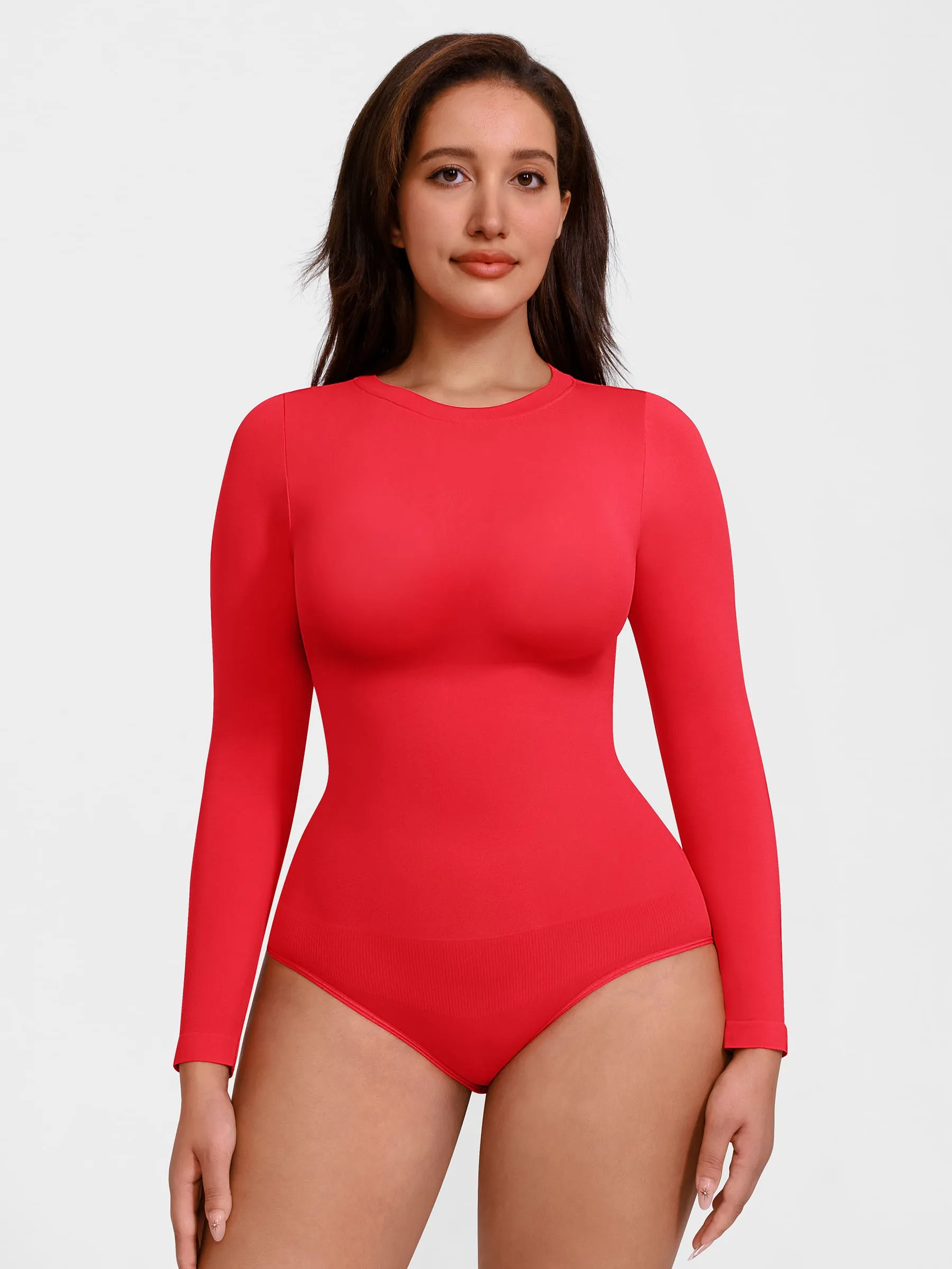 Feelingirl Seamless Crew Neck Bodysuit - Image 67