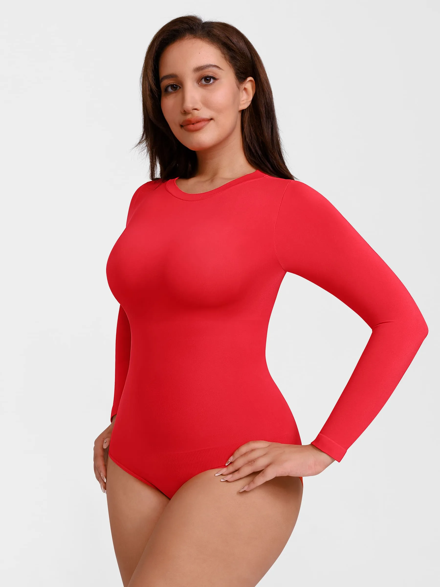 Feelingirl Seamless Crew Neck Bodysuit - Image 72