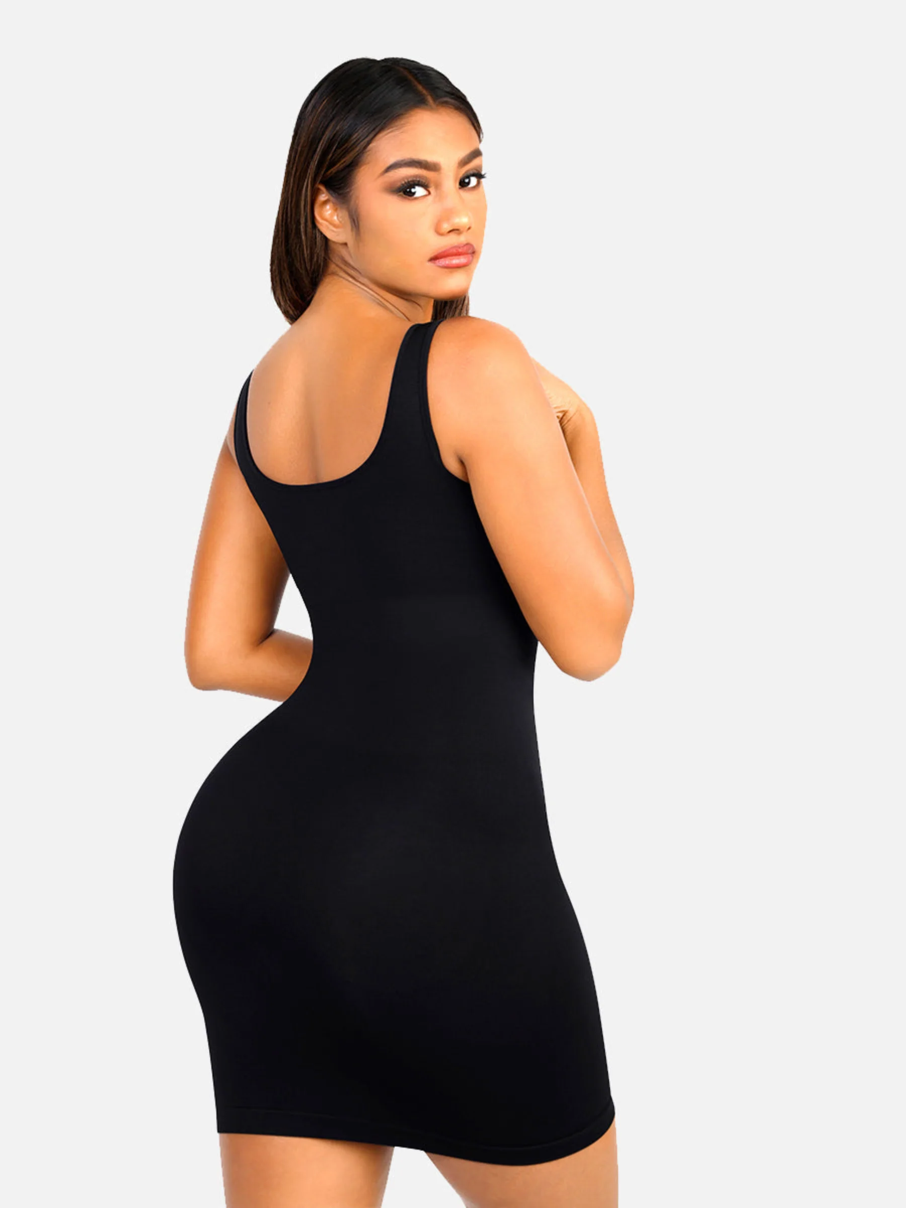 Feelingirl Seamless Square Neck Shaping Dress - Image 14