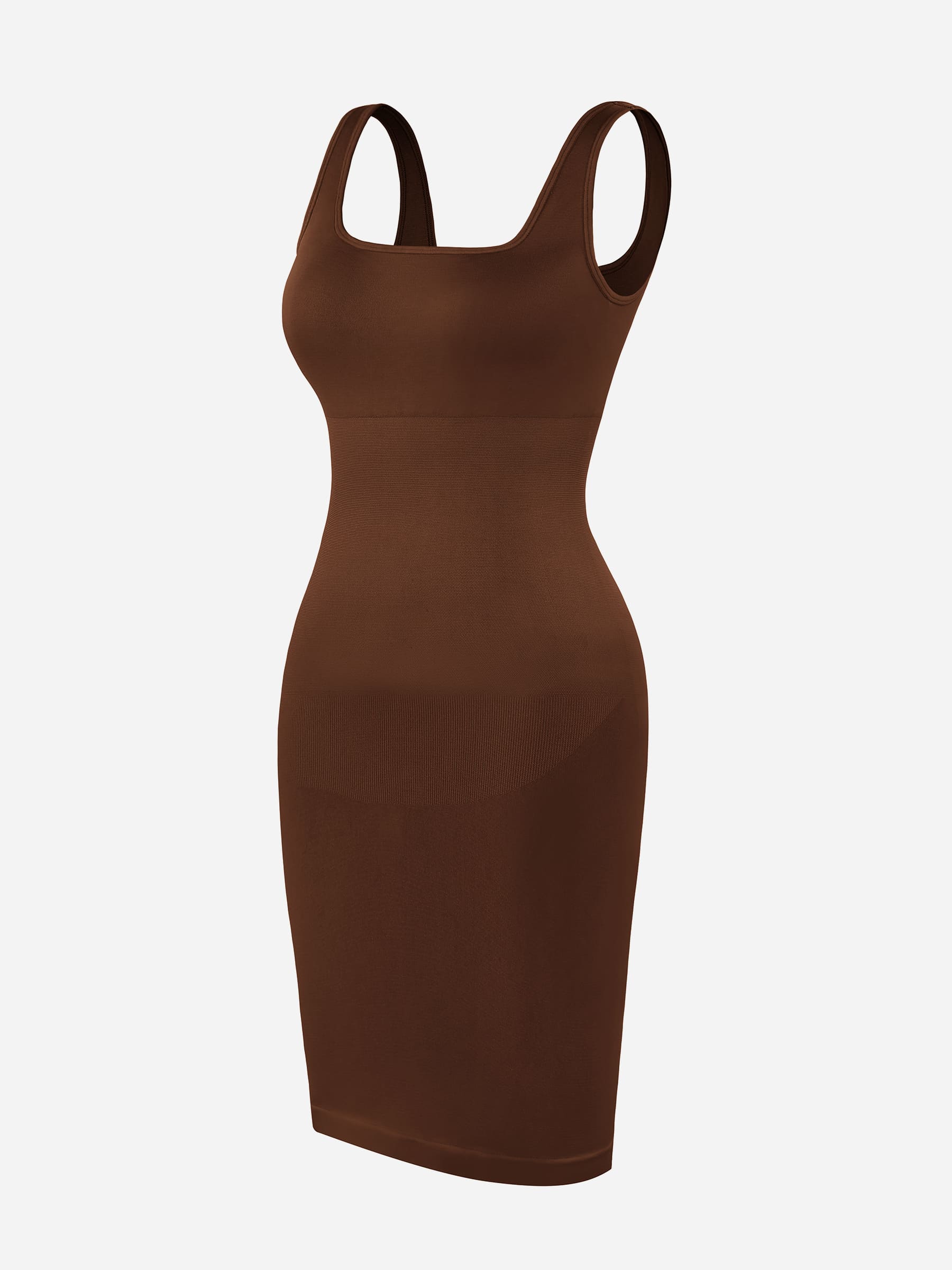 Feelingirl Seamless Square Neck Shaping Dress - Image 35