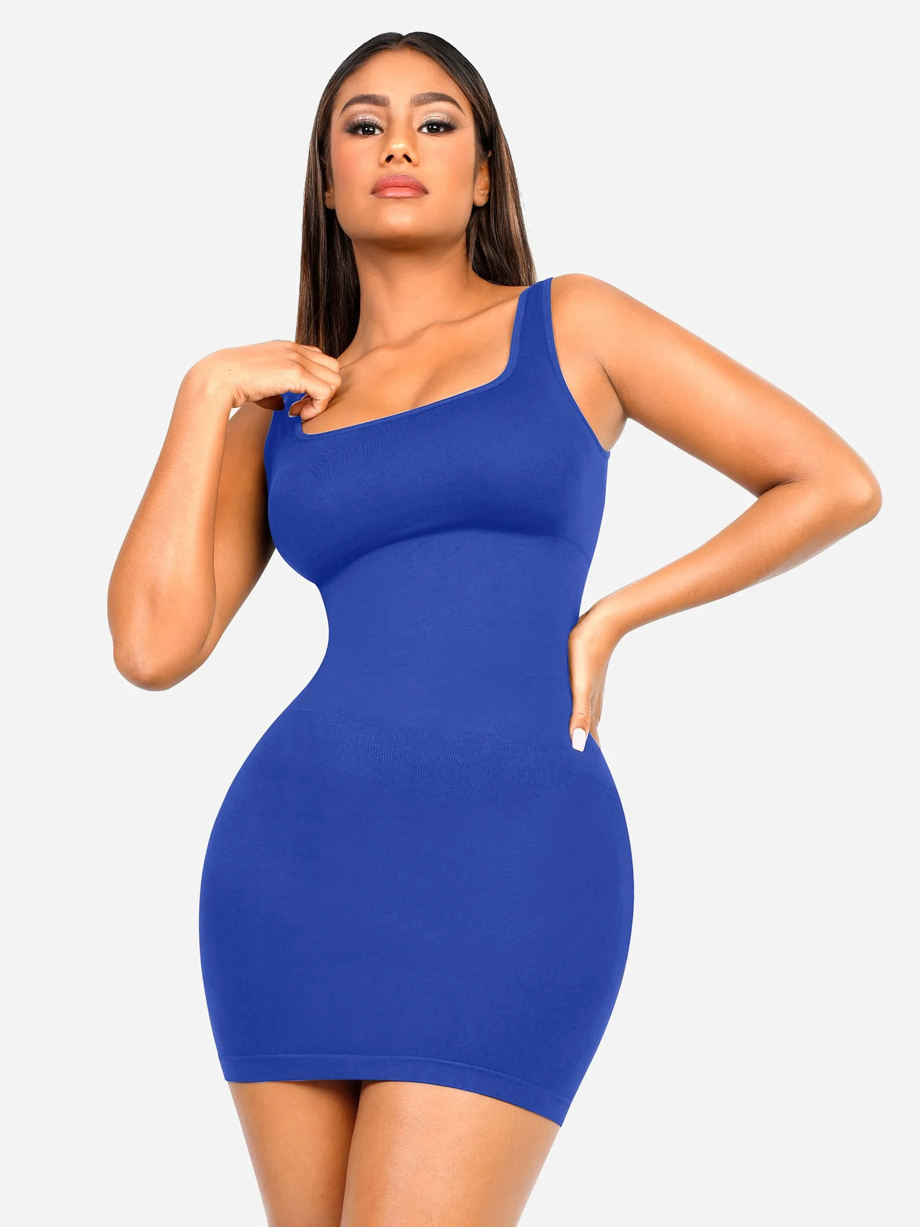 Feelingirl Seamless Square Neck Shaping Dress - Image 4