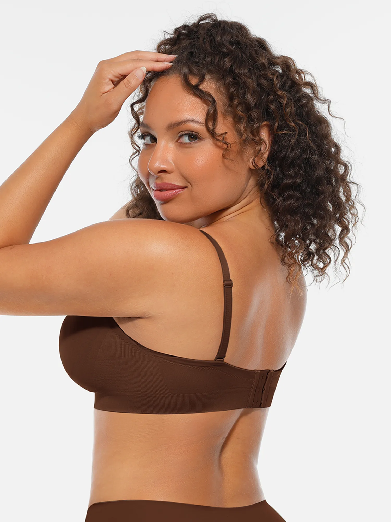 Feelingirl Seamless Strapless Anti-Slip Removable Pads Bra - Image 20