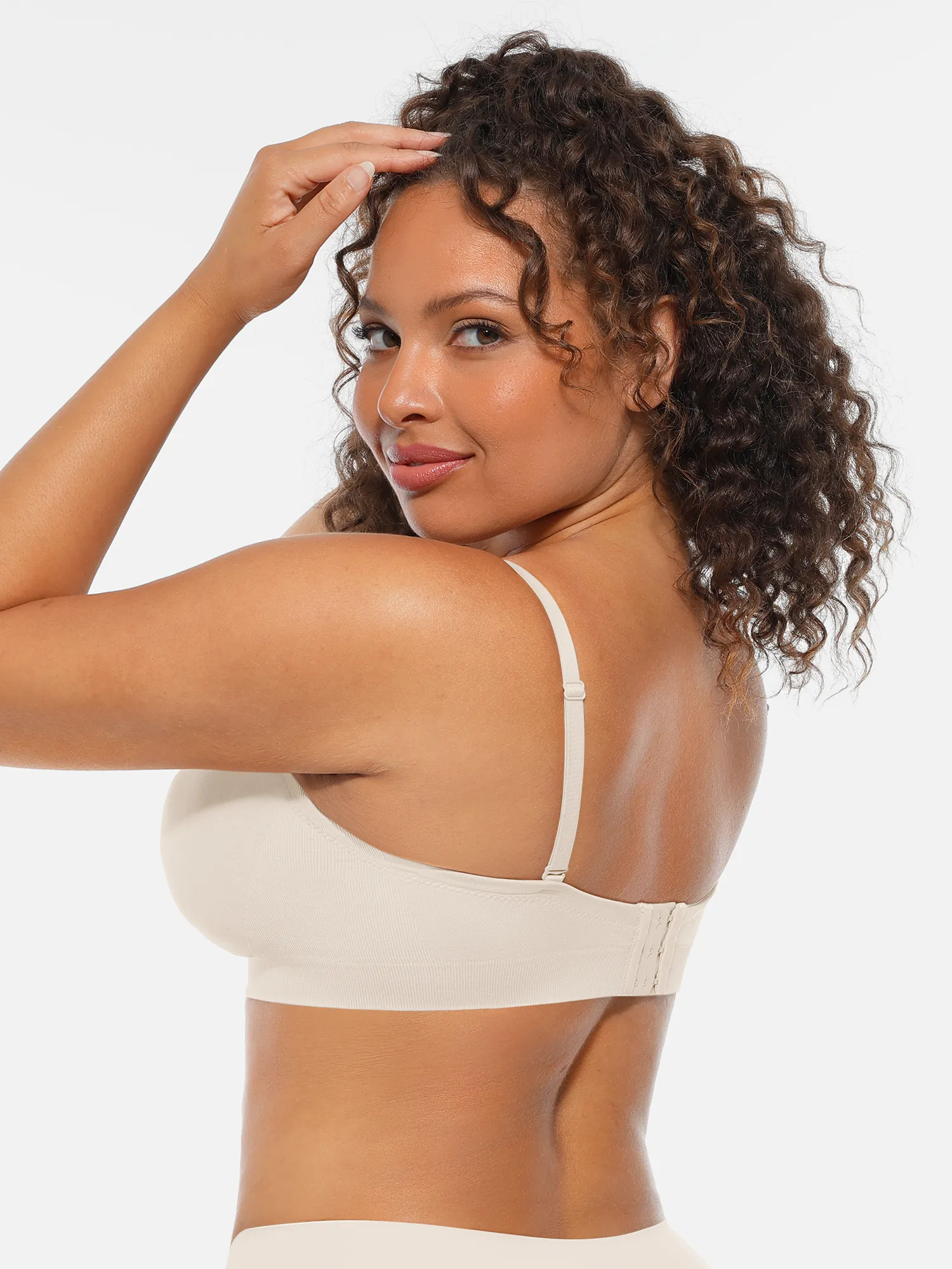 Feelingirl Seamless Strapless Anti-Slip Removable Pads Bra - Image 6