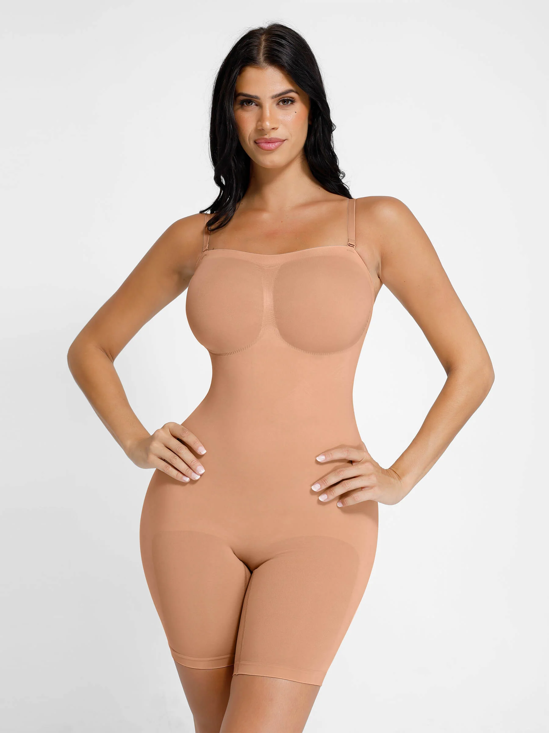 Feelingirl Seamless Strapless Bodysuit with Removable Straps - Image 54