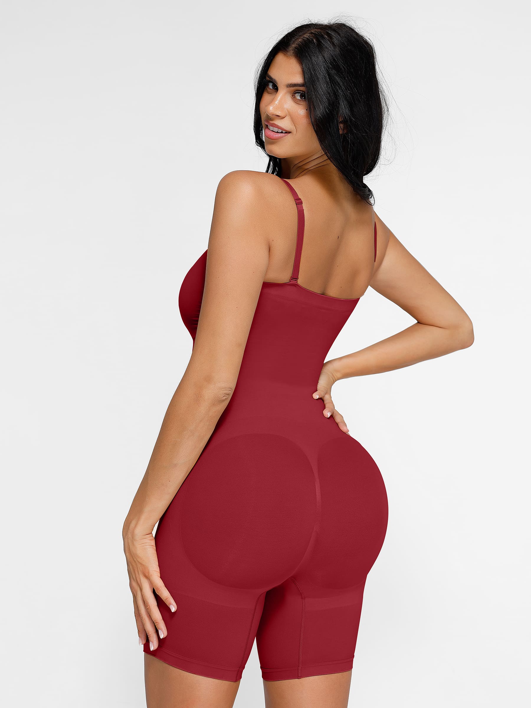 Feelingirl Seamless Strapless Bodysuit with Removable Straps - Image 85