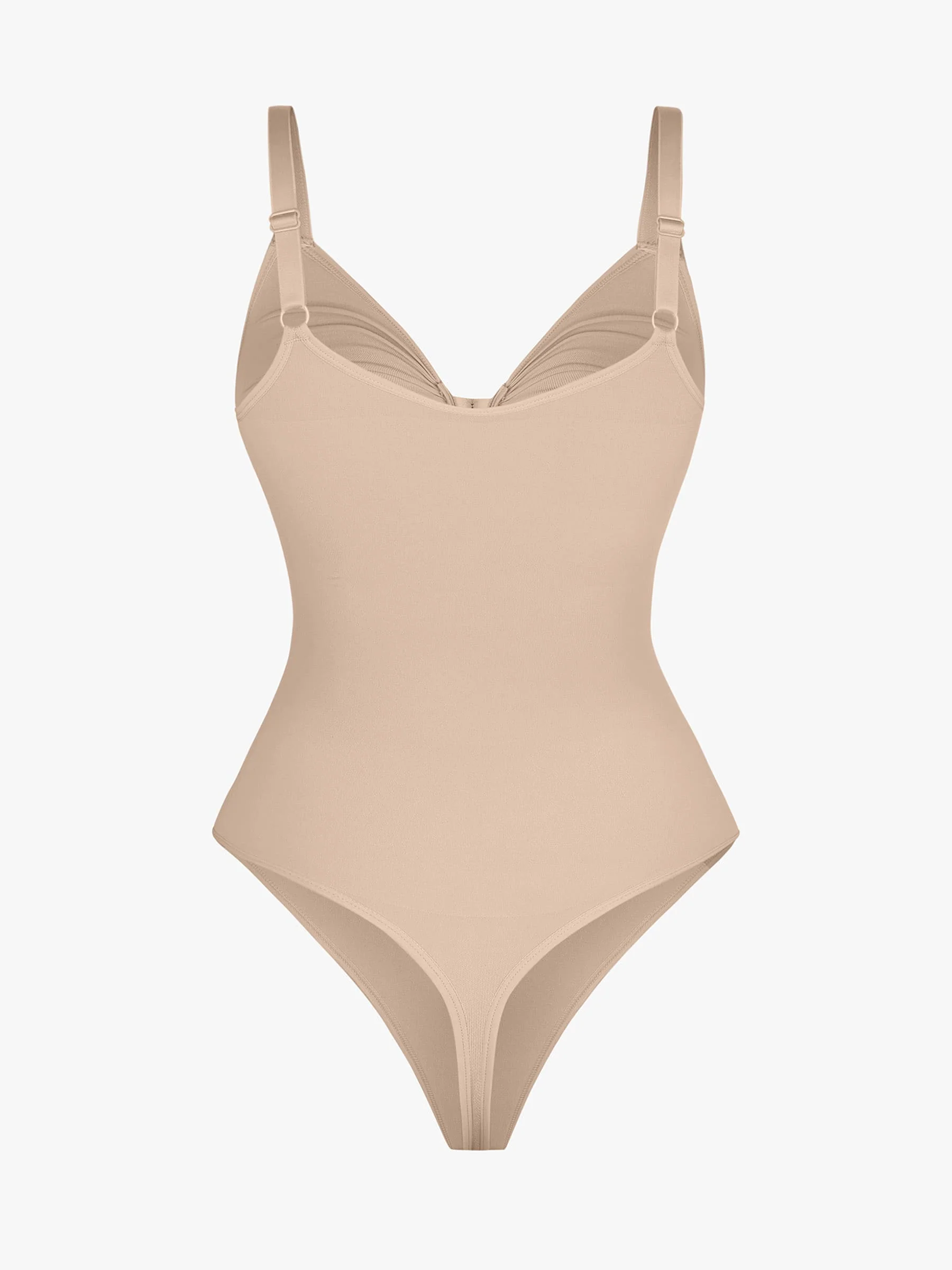 Feelingirl Tummy Control Seamless Zipper Shaping Bodysuit - Image 22