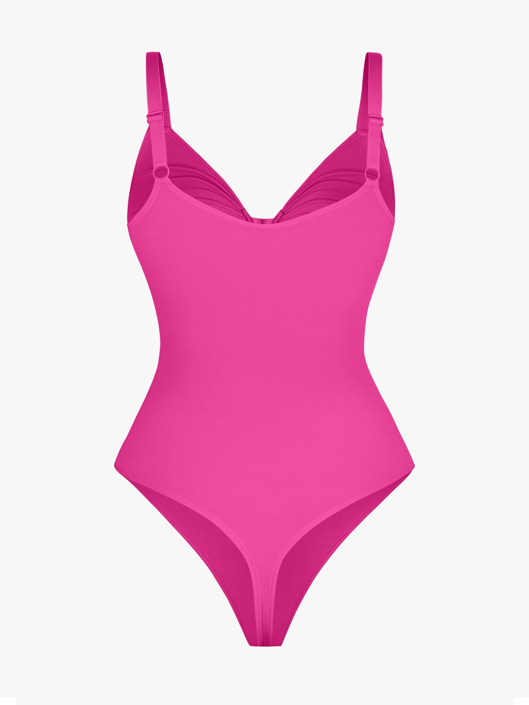Feelingirl Tummy Control Seamless Zipper Shaping Bodysuit - Image 56