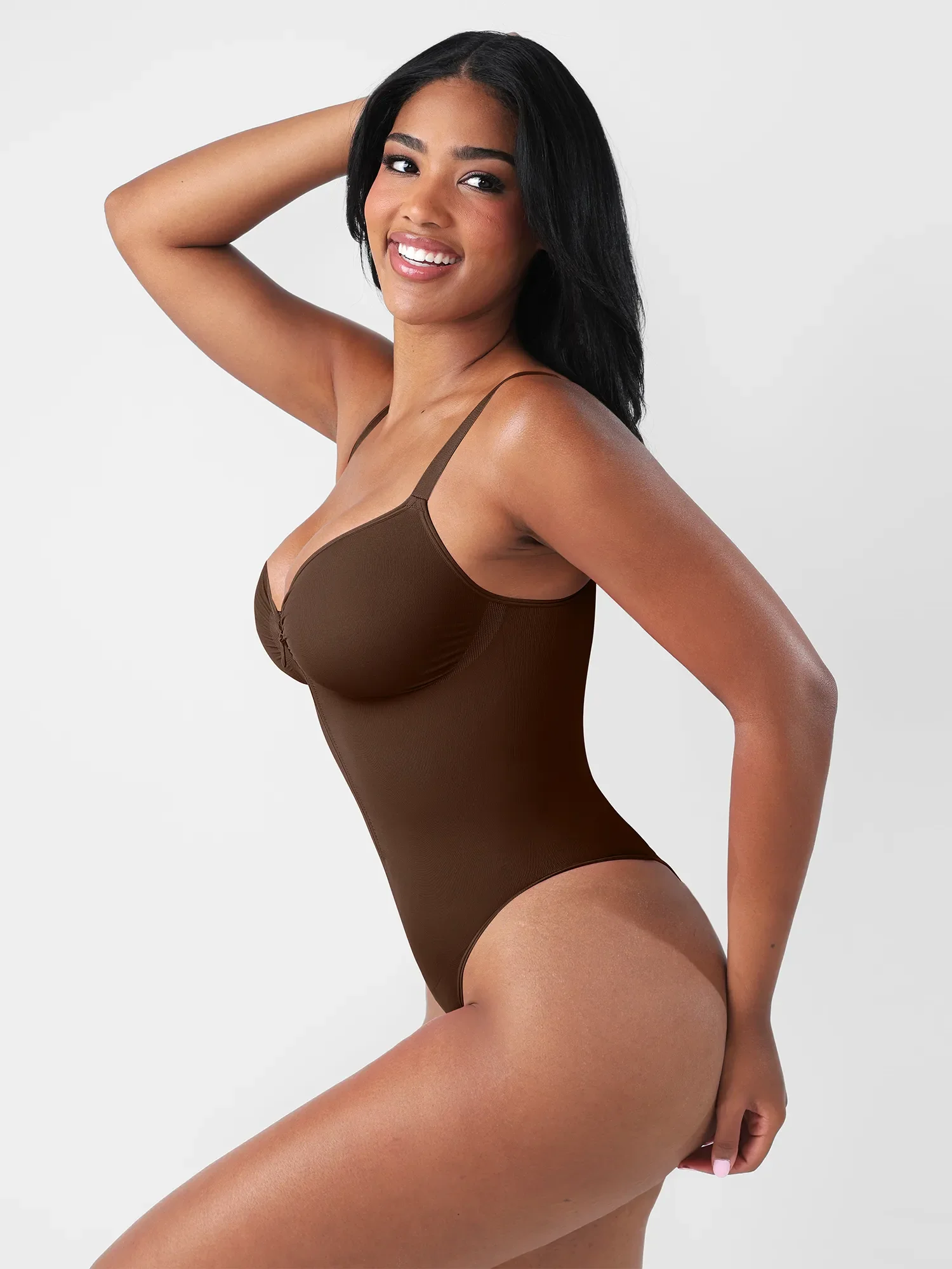 Feelingirl Seamless Tummy Control Zipper Bodysuit - Image 26