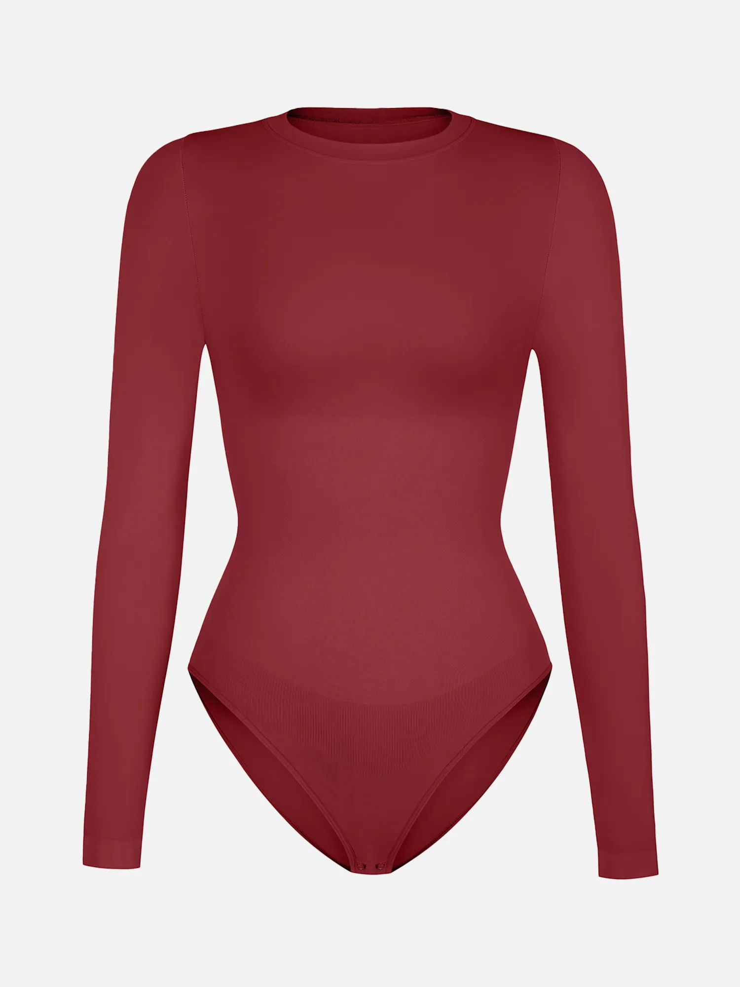 Feelingirl Seamless Ultra-Soft Crew Neck Bodysuit - Image 26