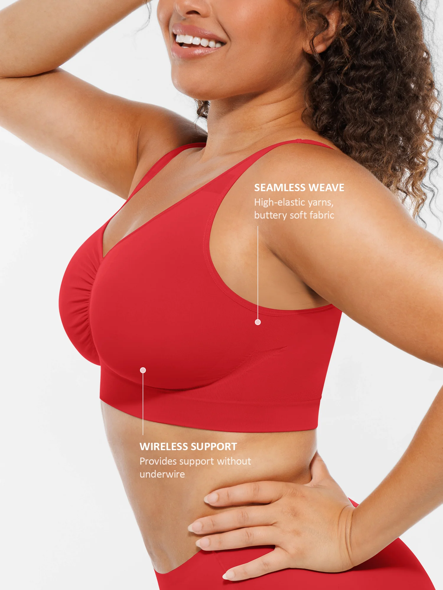 Feelingirl Seamless Wide Straps Everyday Bra - Image 96