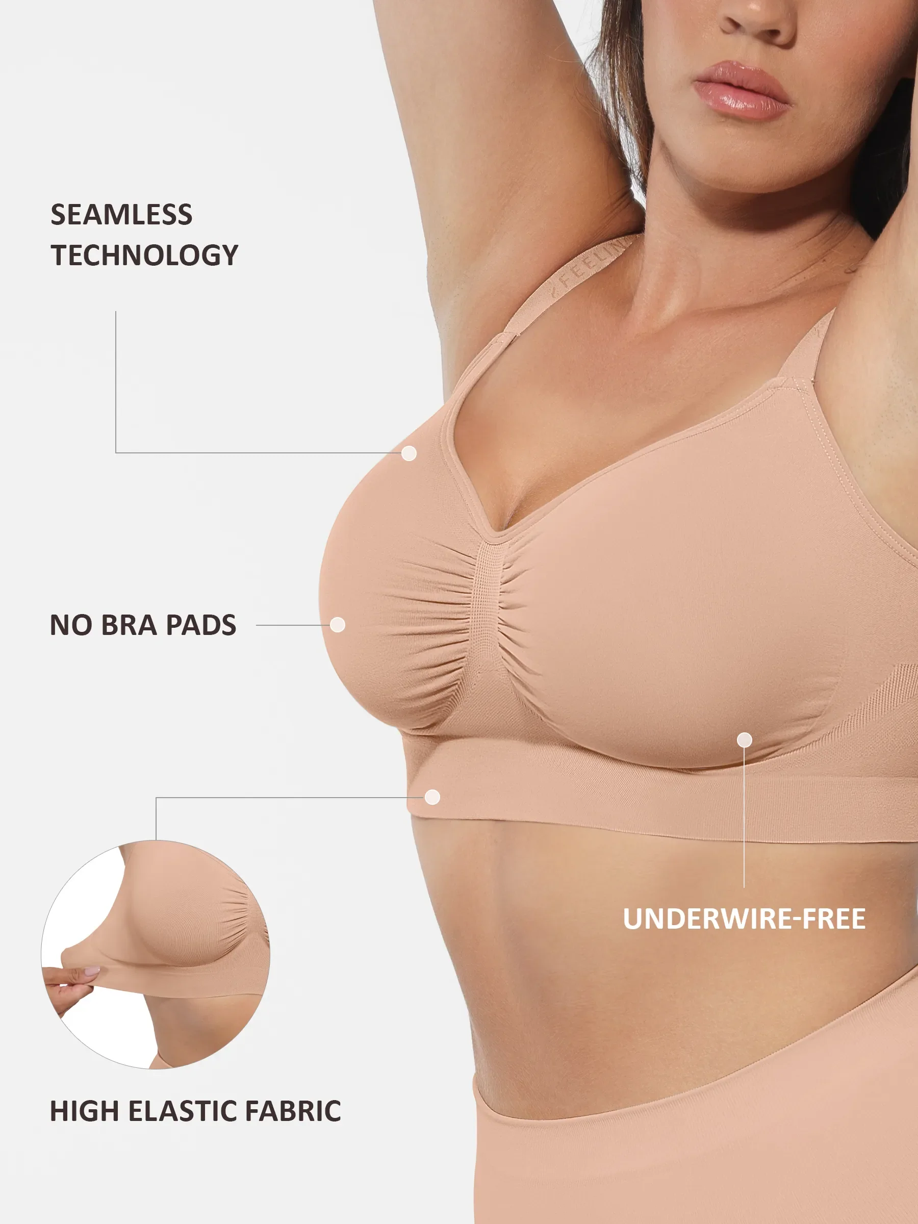 Feelingirl Seamless Wireless Bra - Image 15