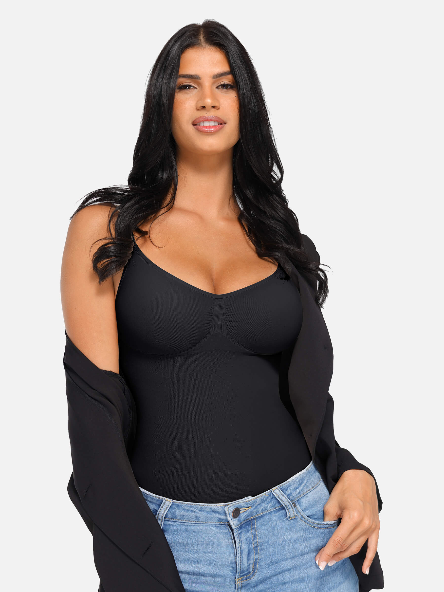 Feelingirl Bust Support Waist and Abdomen Control Shape Tank Top Vest - Image 11