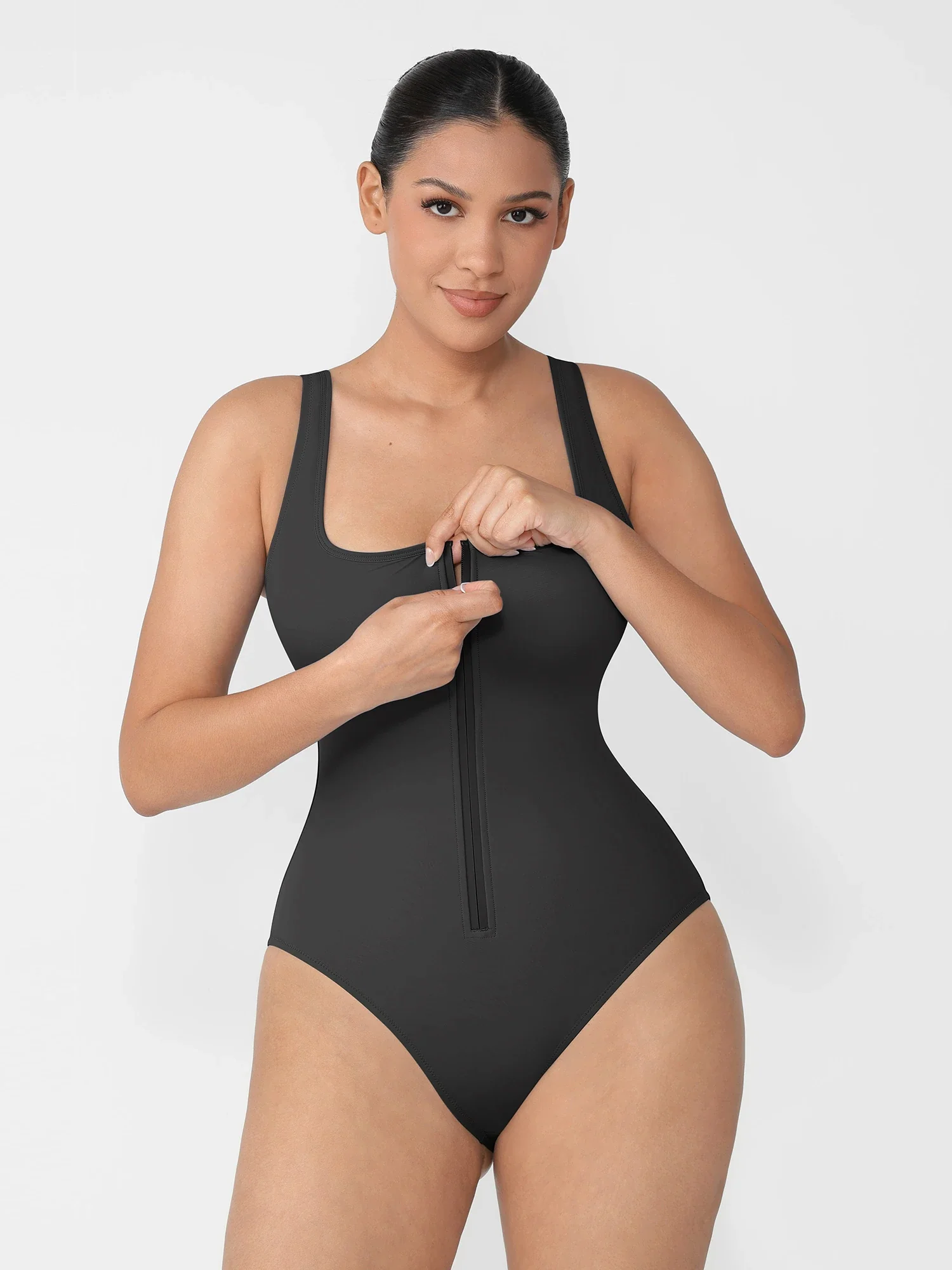 Feelingirl Waist Tummy Control One Piece Swimsuit - Image 11