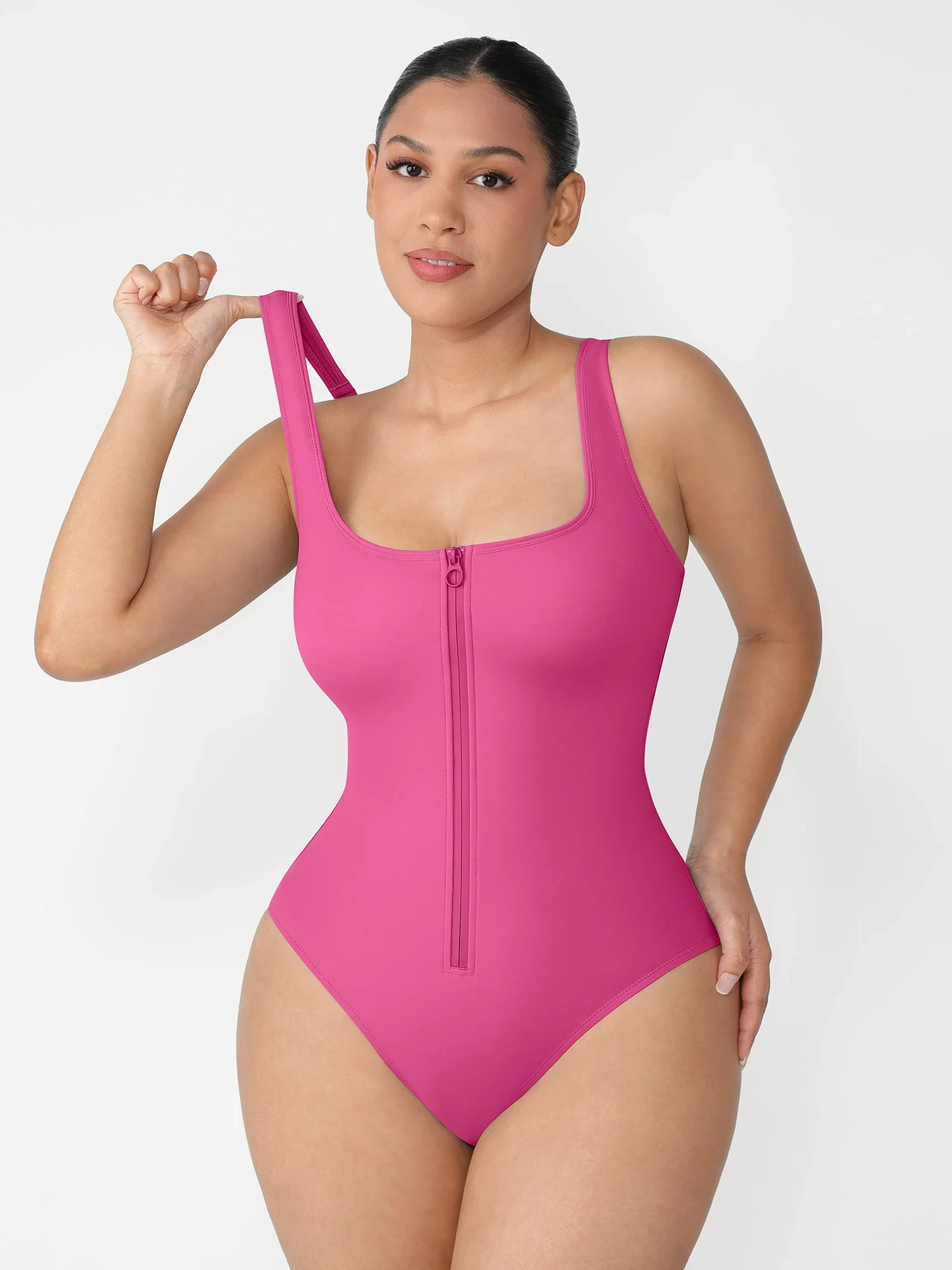 Feelingirl Waist Tummy Control One Piece Swimsuit - Image 4