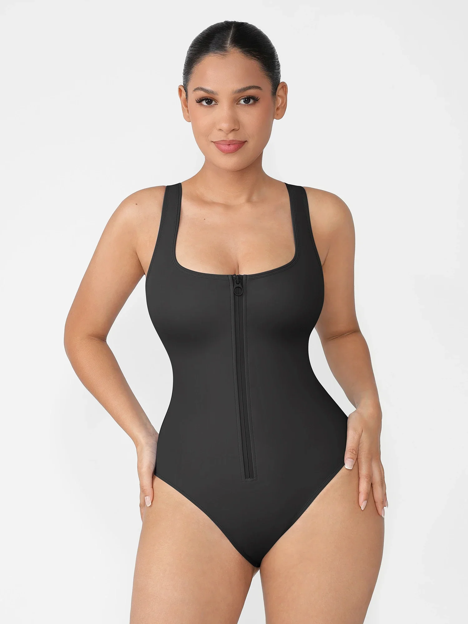 Feelingirl Waist Tummy Control One Piece Swimsuit - Image 9