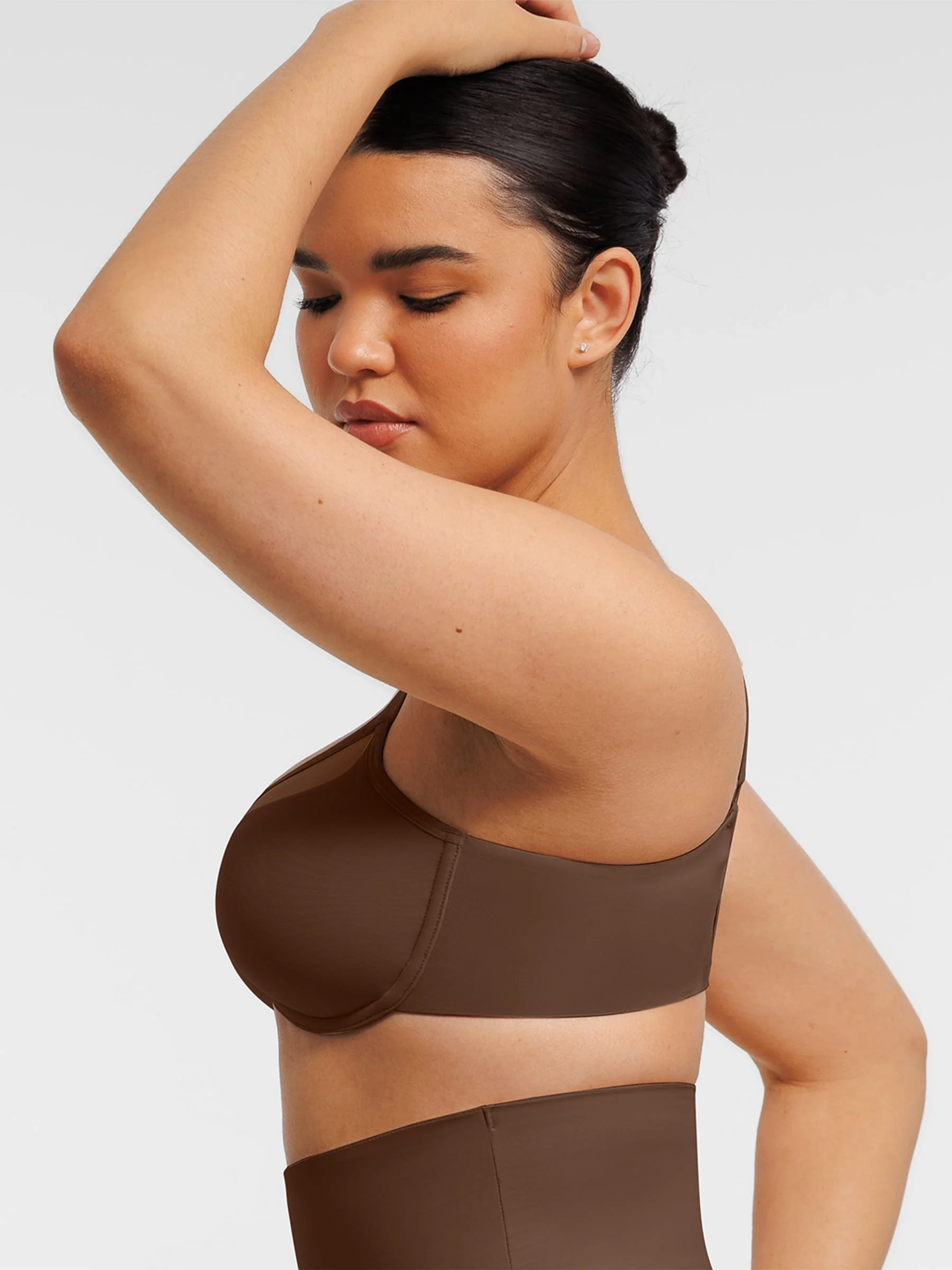 Feelingirl Sheer Mesh Full Coverage Unpadded Underwire Bra - Image 14
